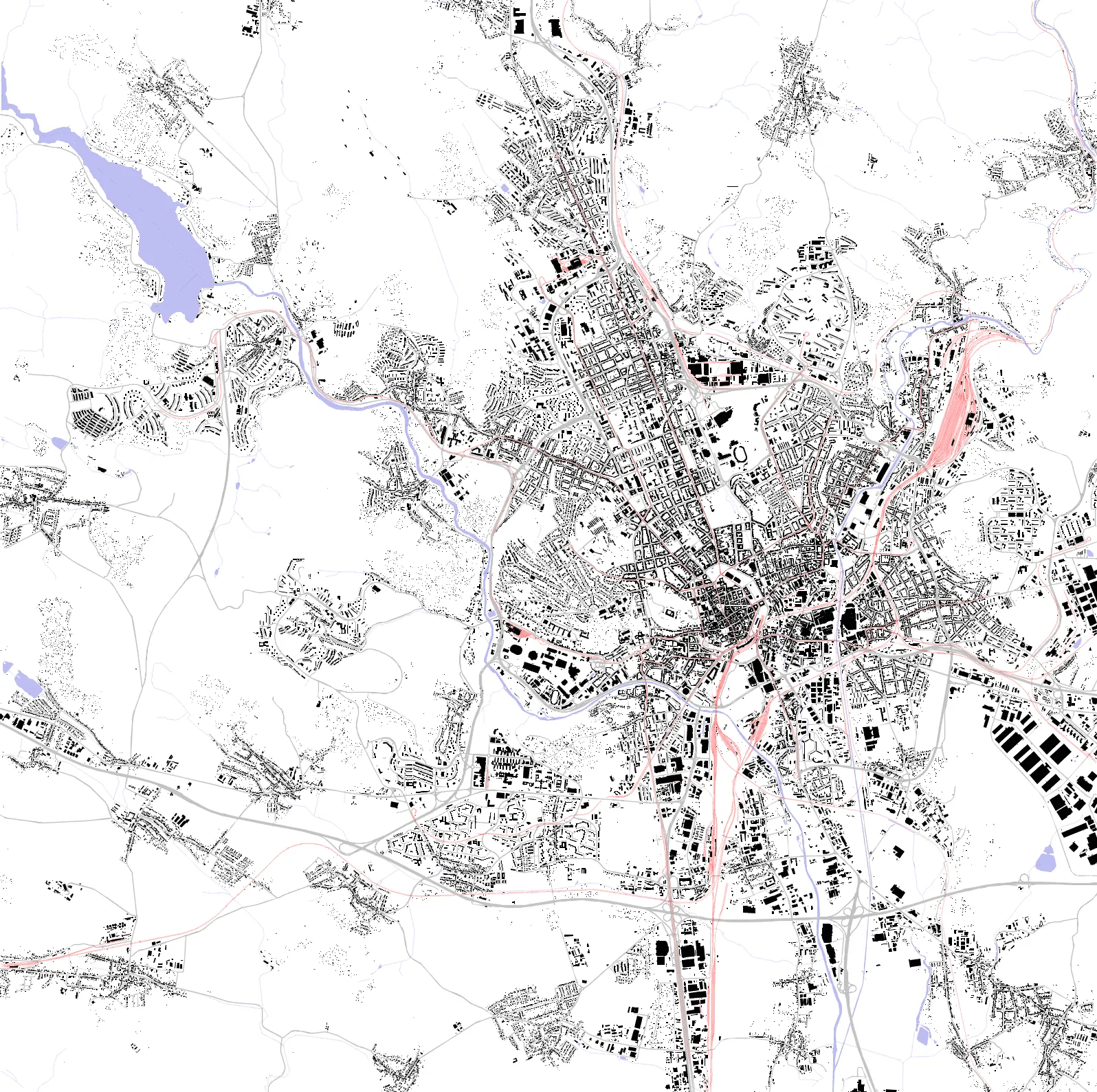 Brno figure ground plan