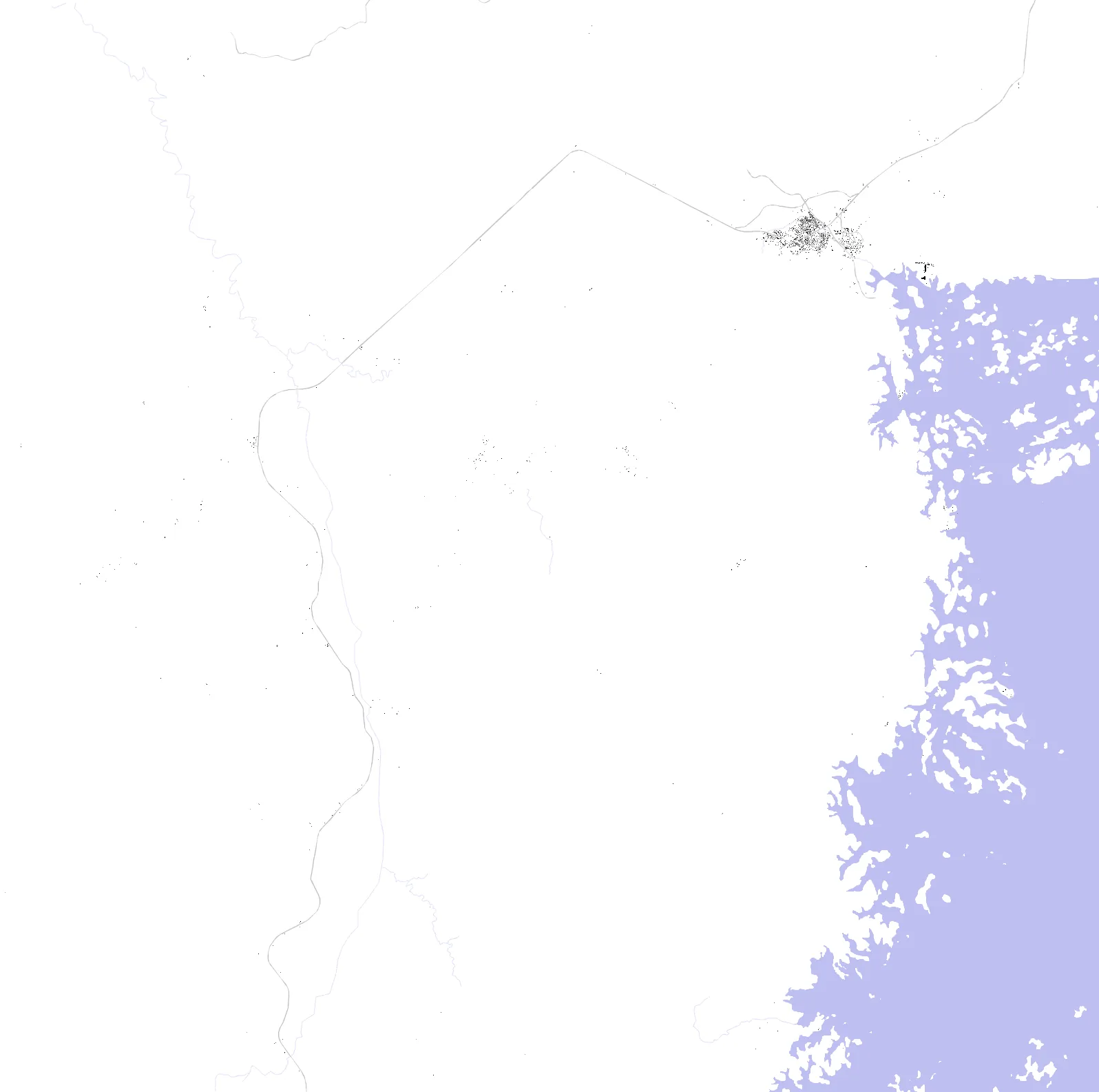 Brokopondo figure ground plan