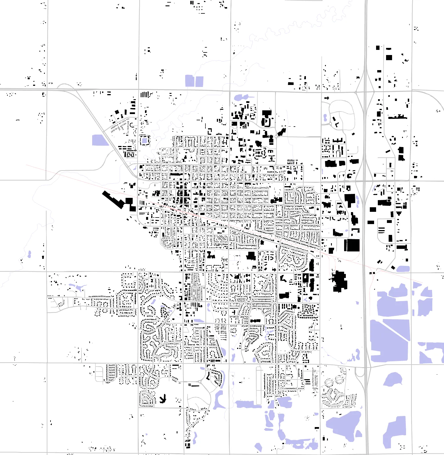 Brookings figure ground plan