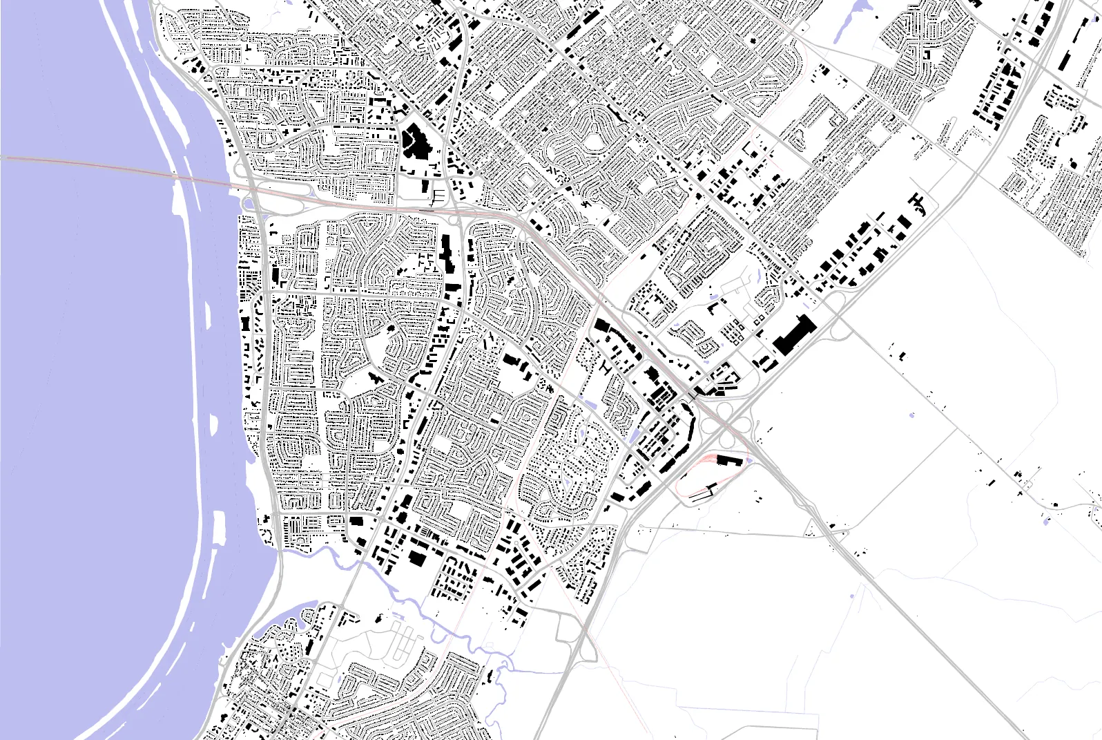 Brossard figure ground plan