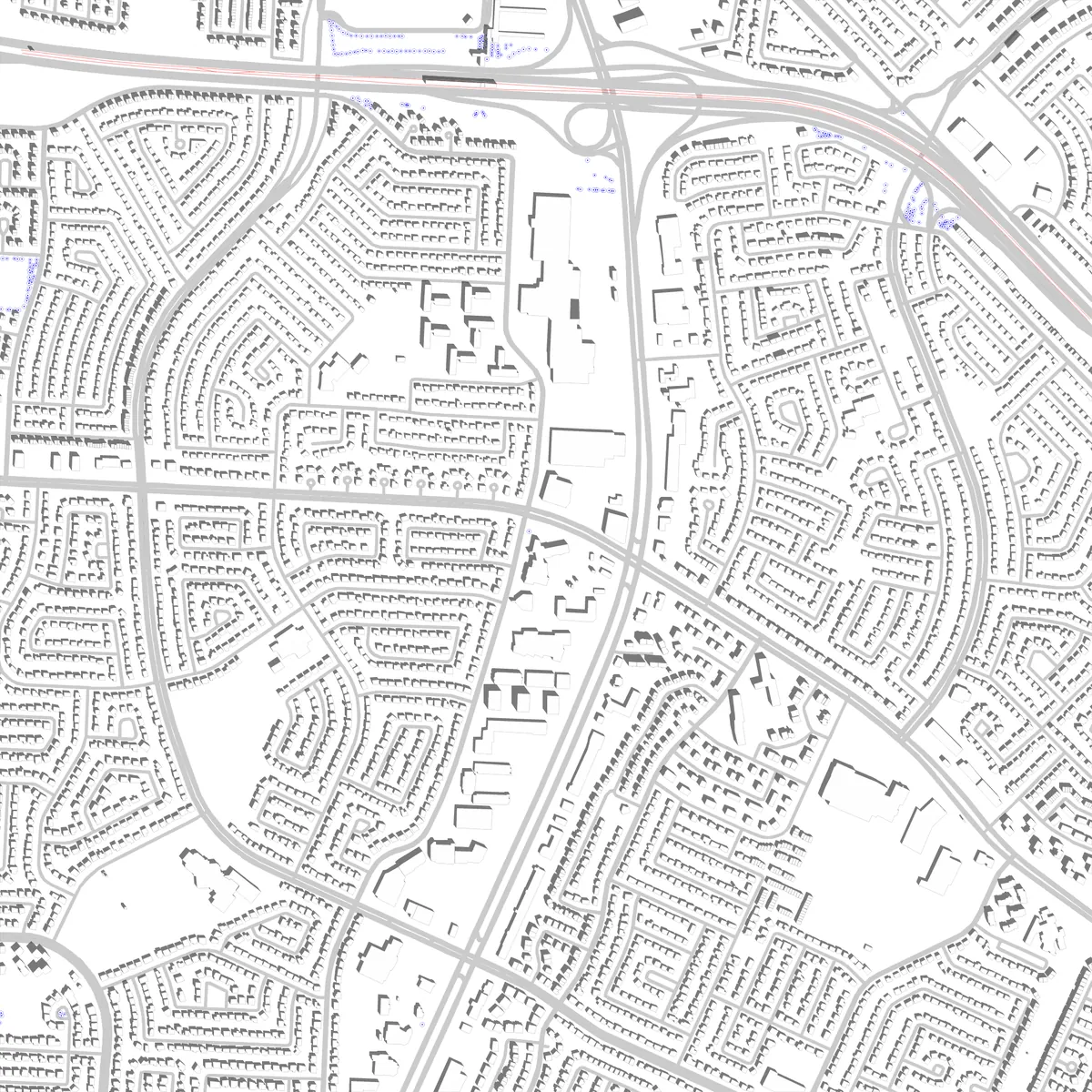 Brossard site plan (2.5 km)