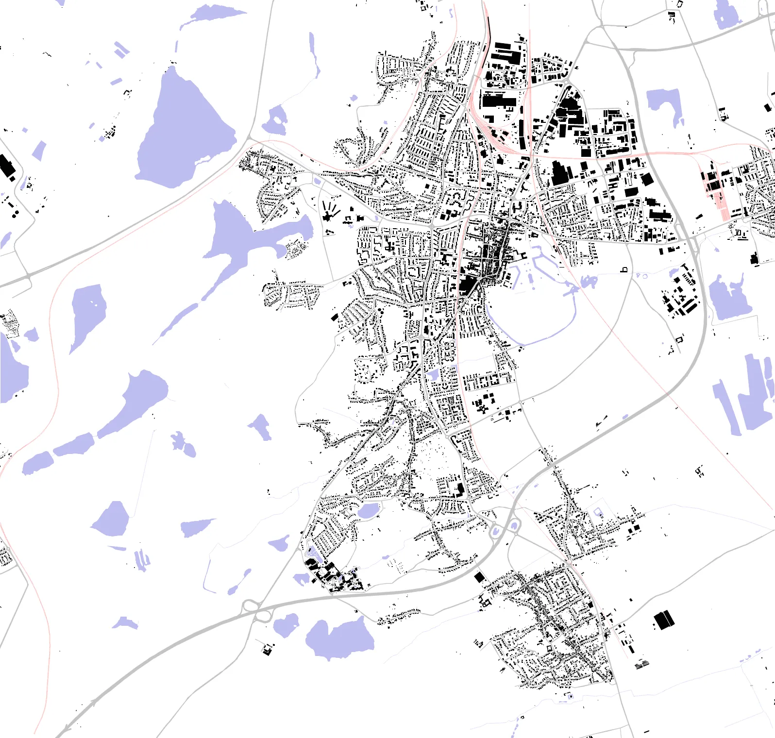 Brühl figure ground plan