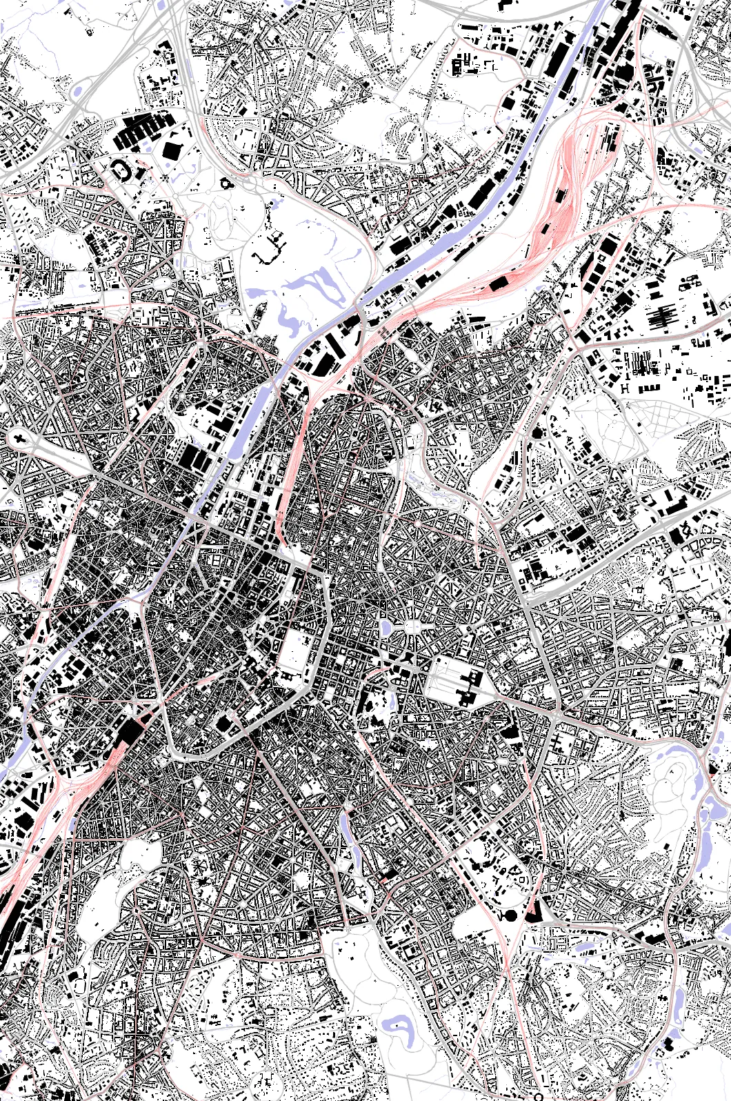 Brussels figure ground plan