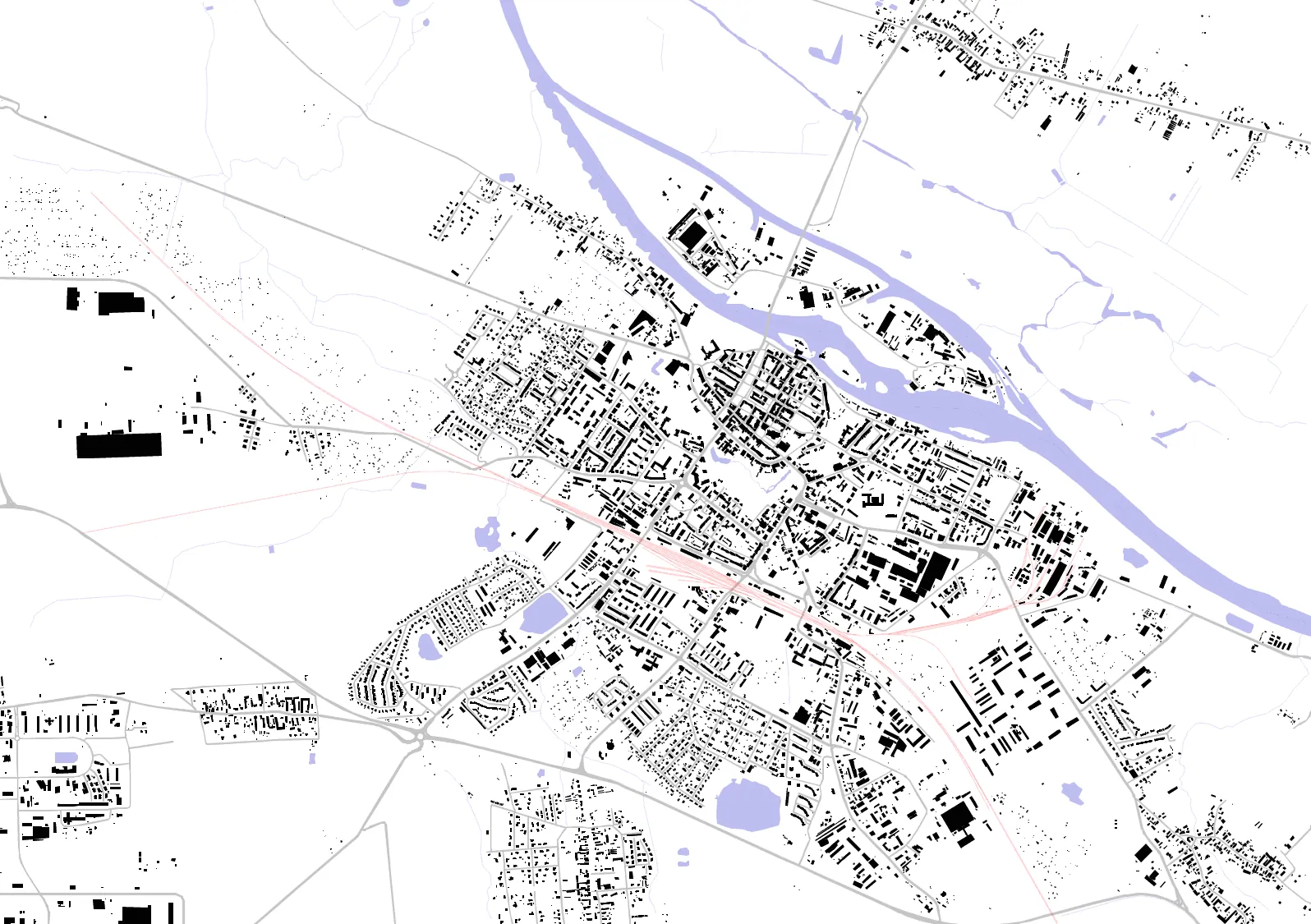 Brzeg figure ground plan