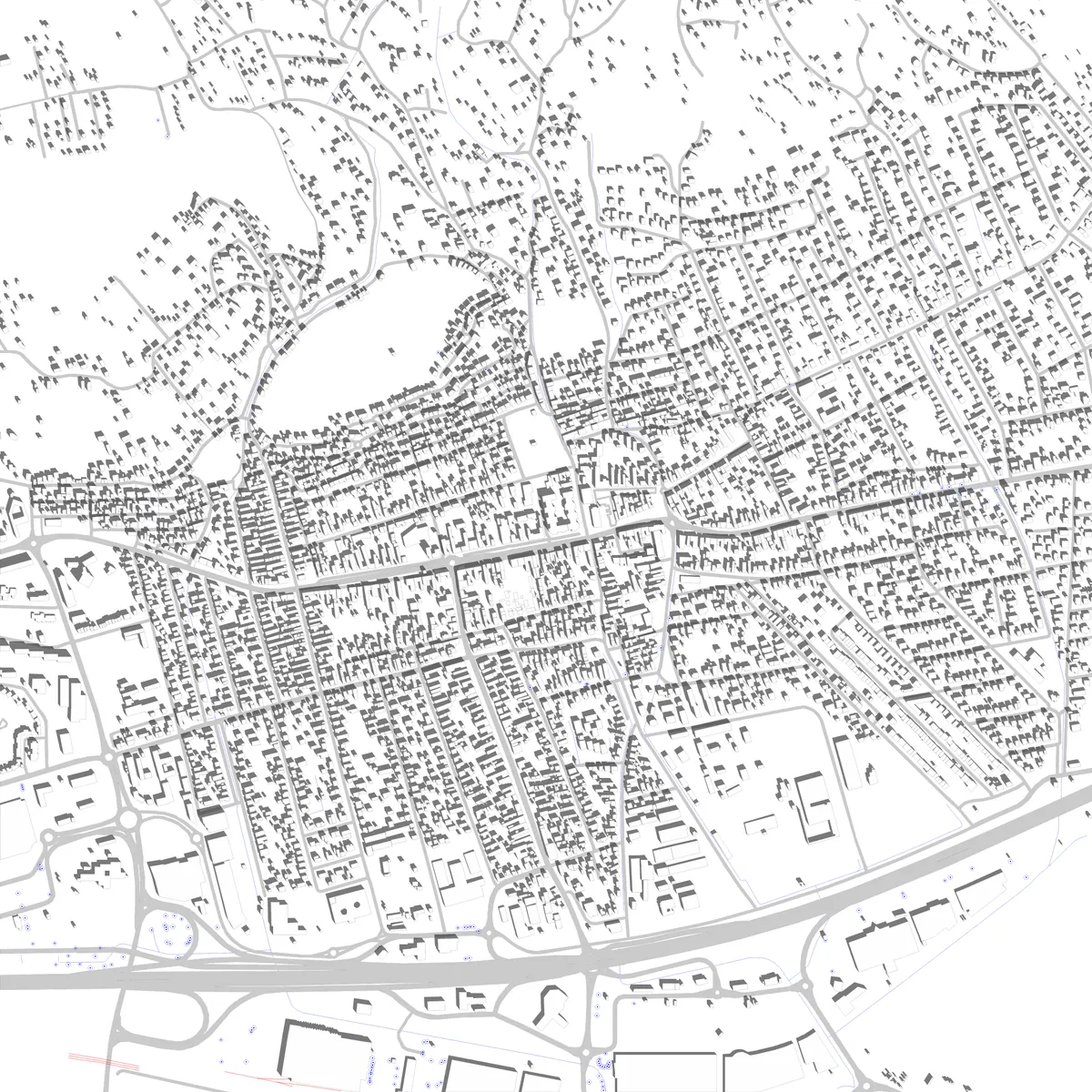 Budaörs Lageplan (2,5 km)