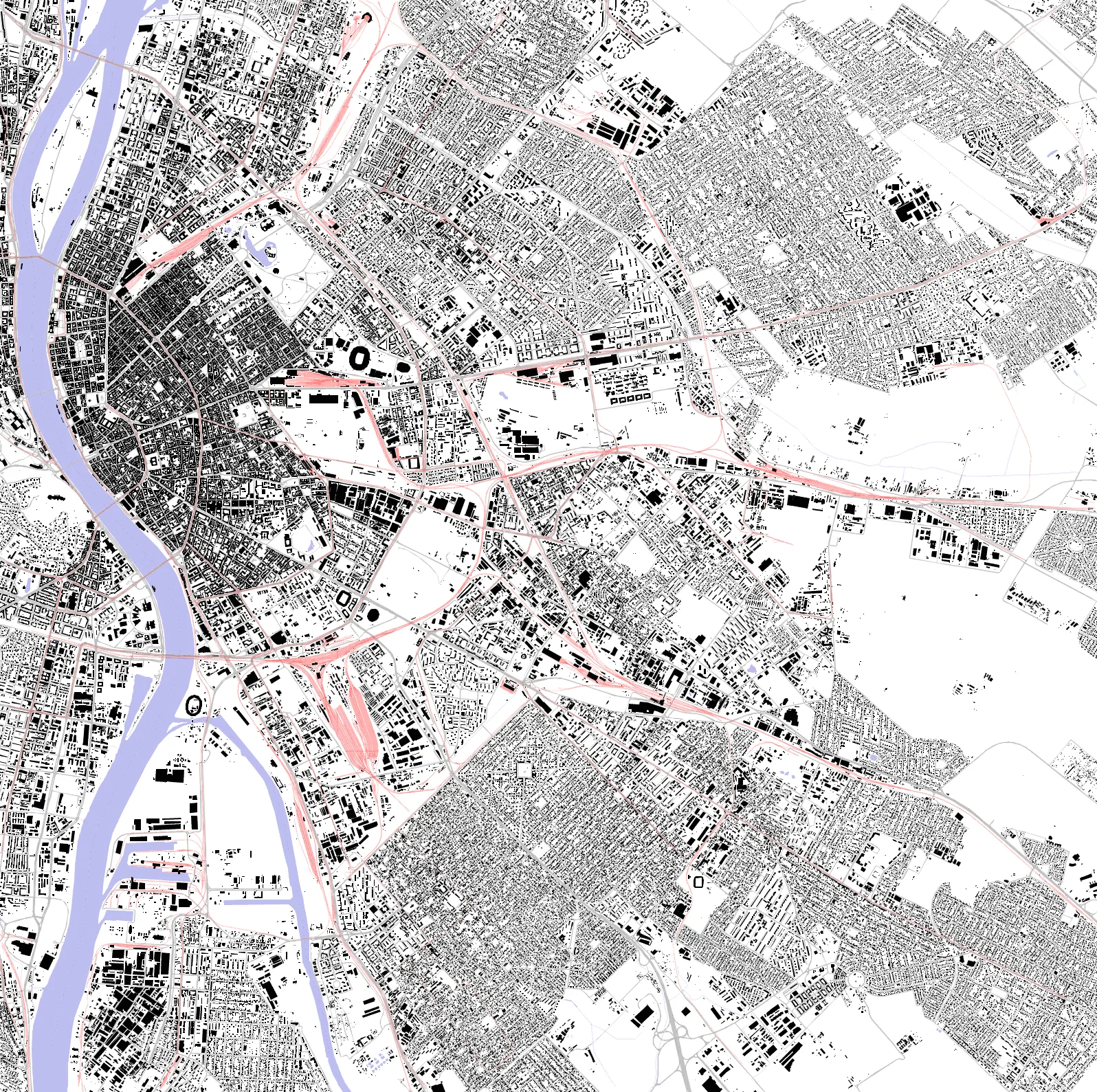 Budapest Schwarzplan
