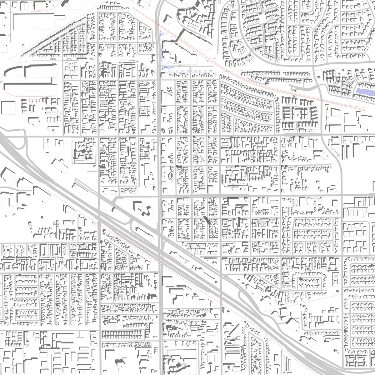 Buena Park site plan (2.5 km)