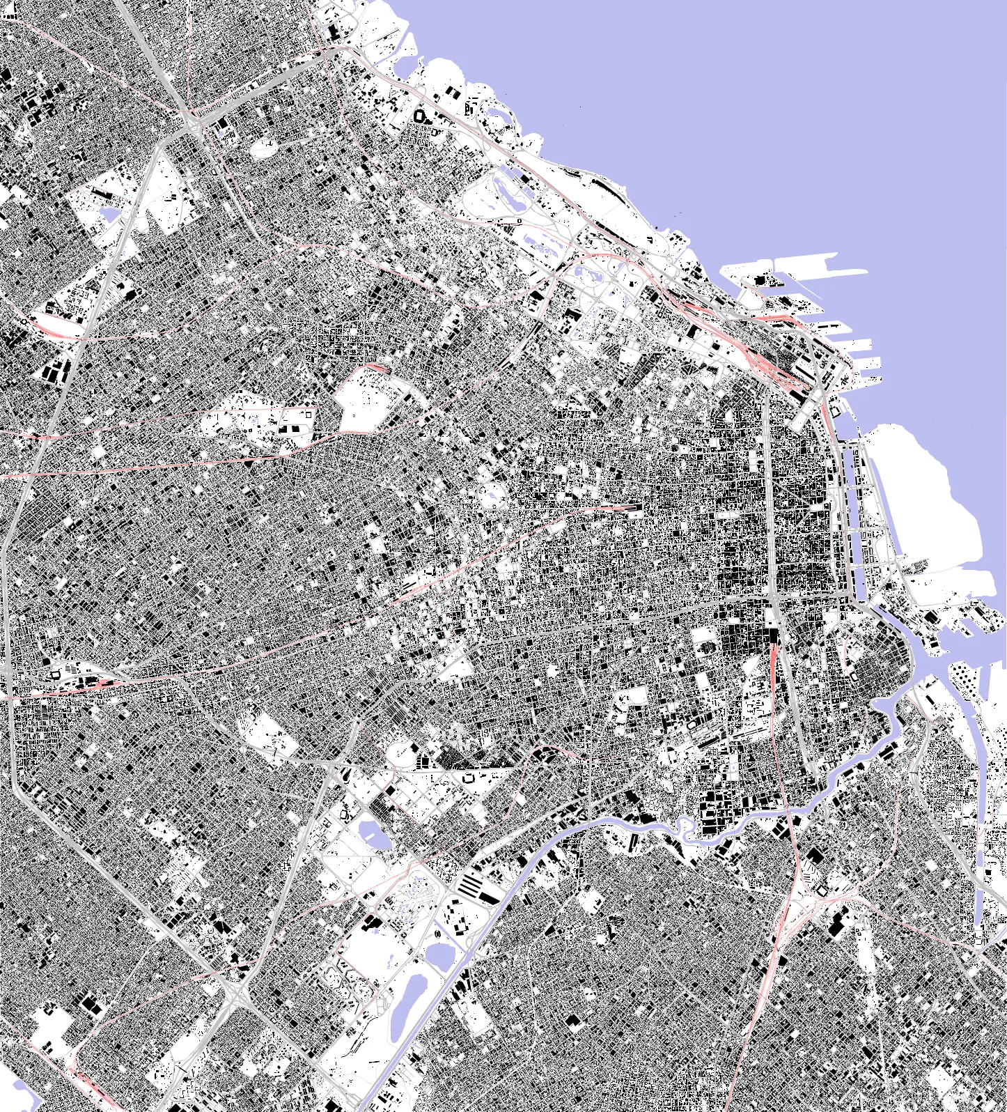 Buenos Aires plano de masas