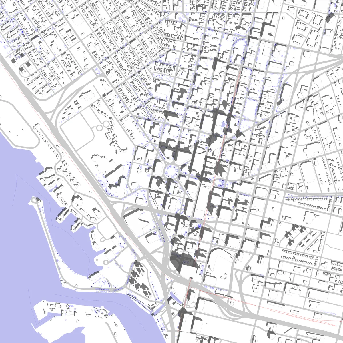 Buffalo site plan (2.5 km)