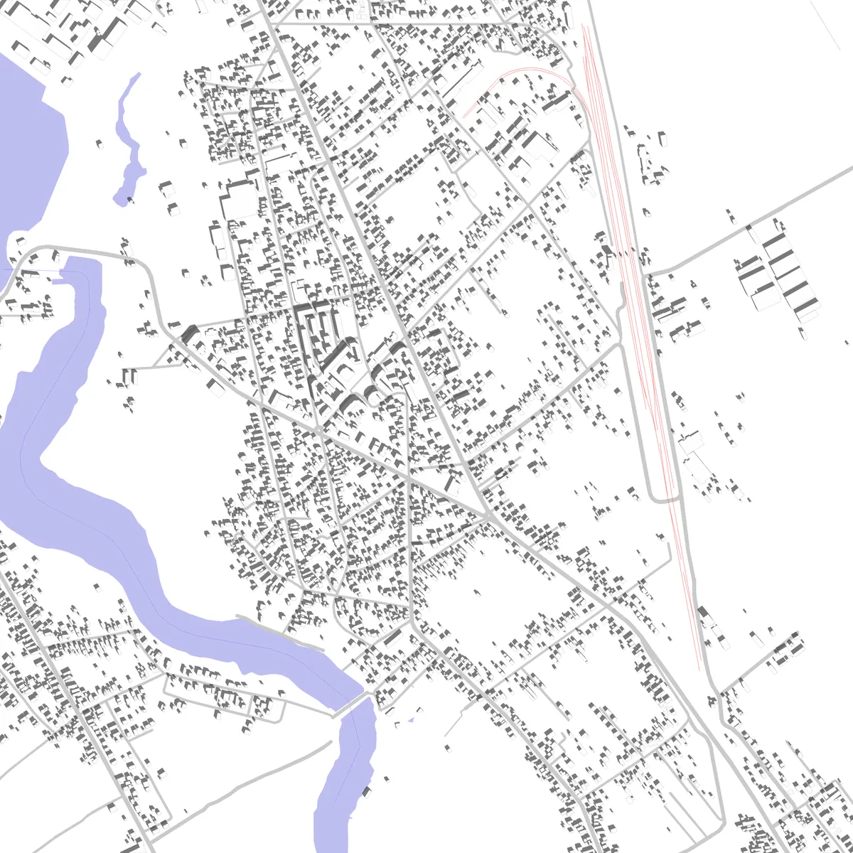 Buftea site plan (2.5 km)