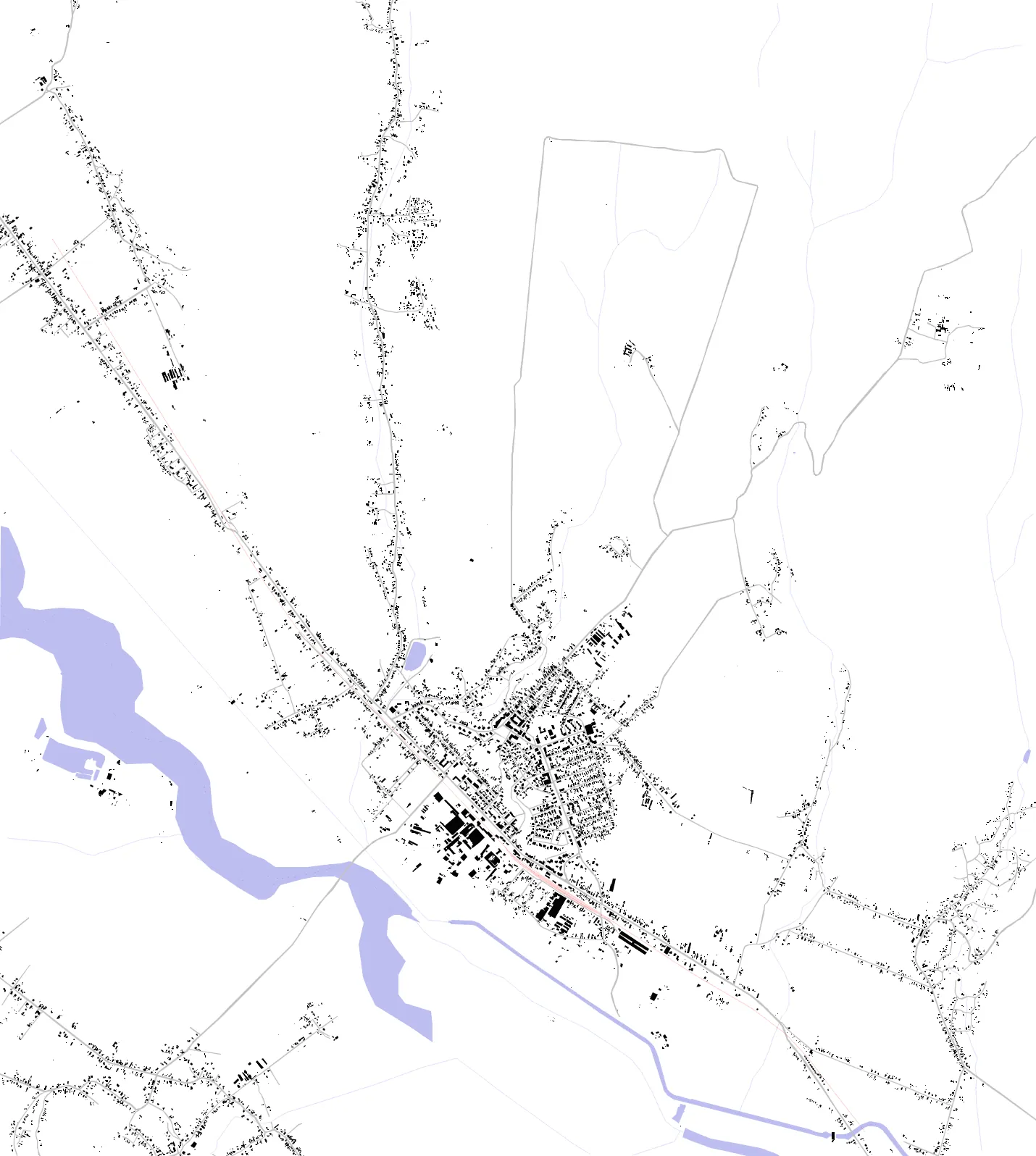 Buhuși figure ground plan