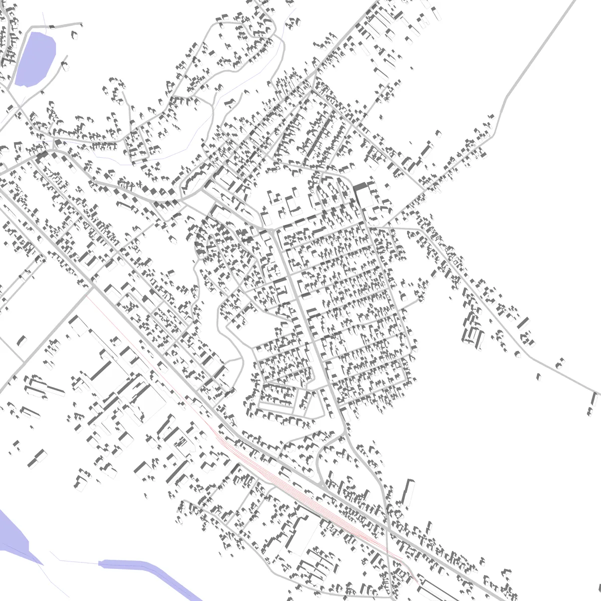 Buhuși site plan (2,5 km)
