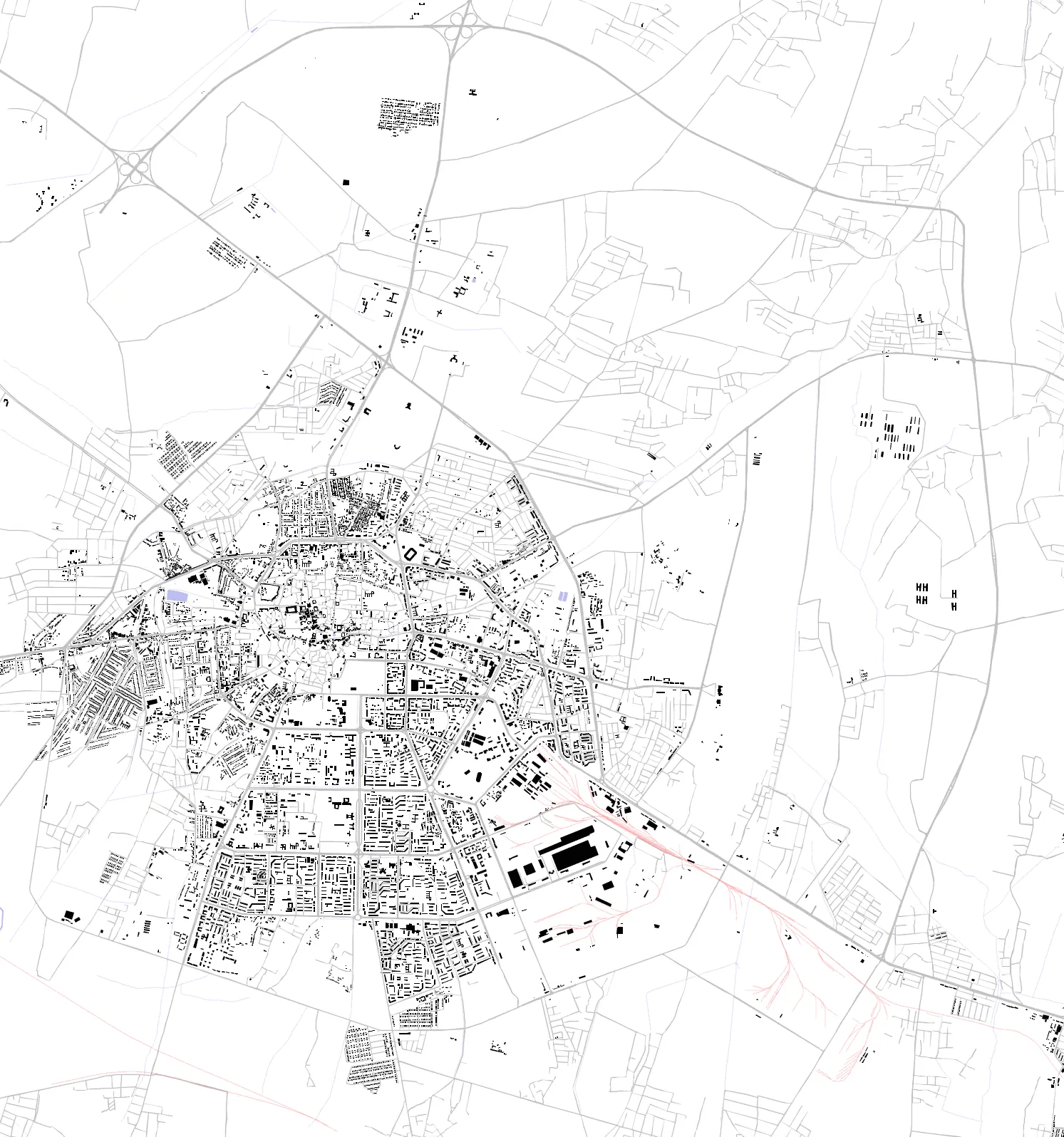 Bukhara figure ground plan