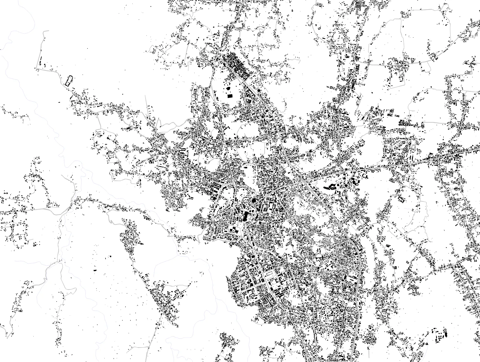 Bukittinggi Schwarzplan