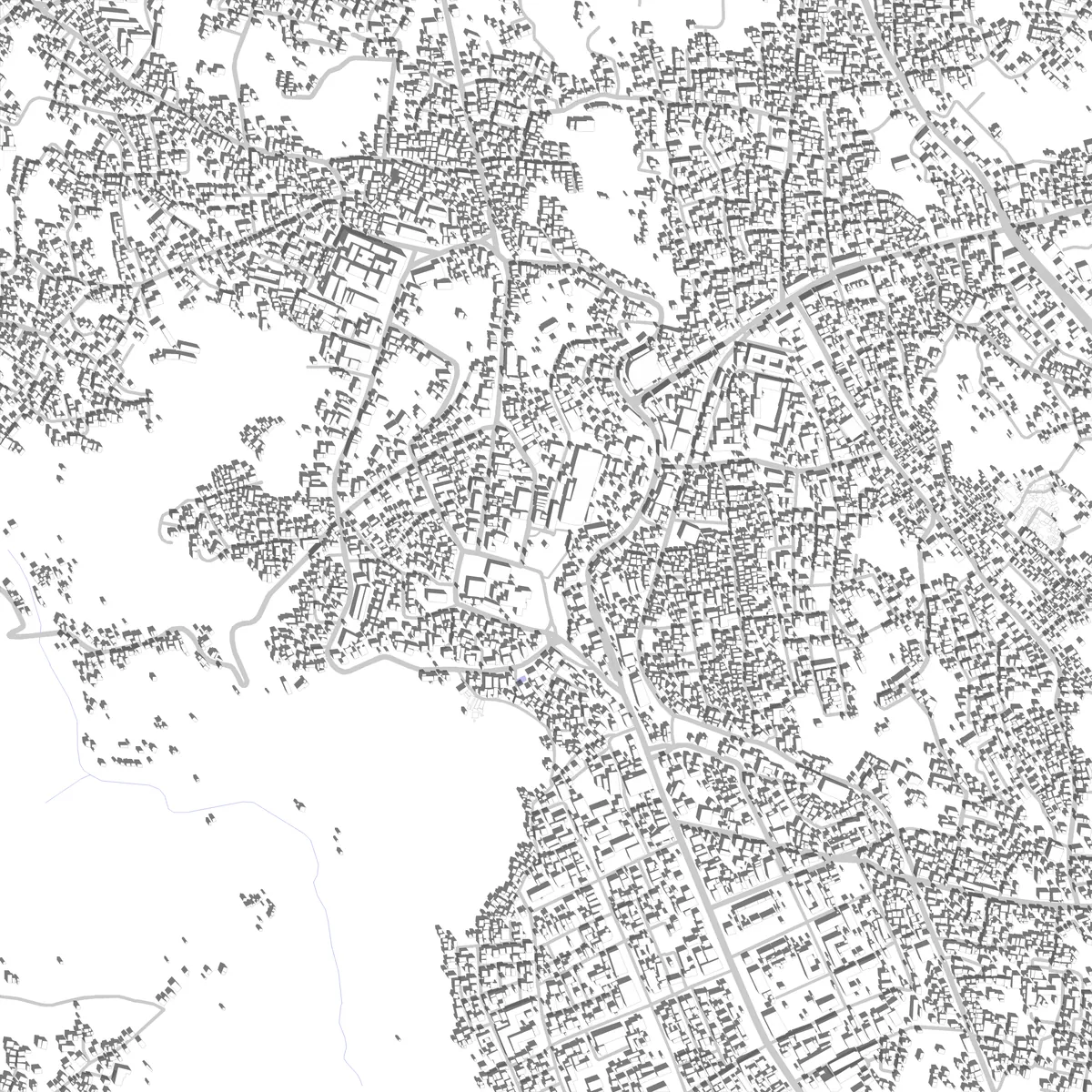 Bukittinggi Lageplan (2,5 km)