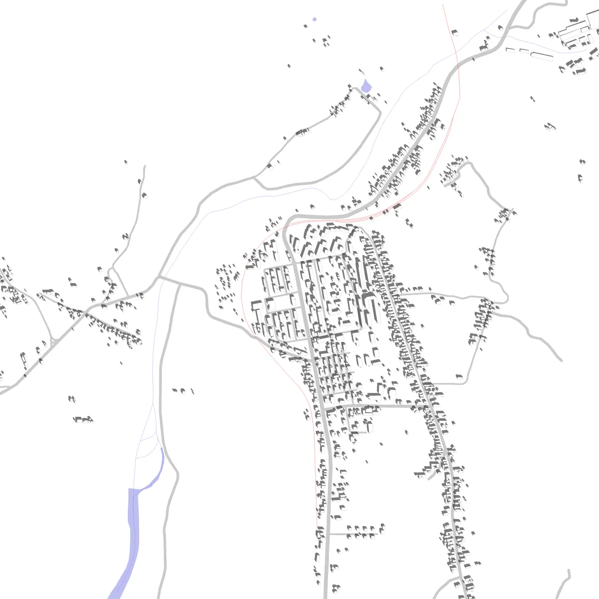 Bumbești-Jiu site plan (2,5 km)