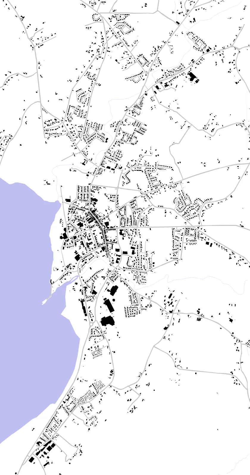 Buncrana figure ground plan