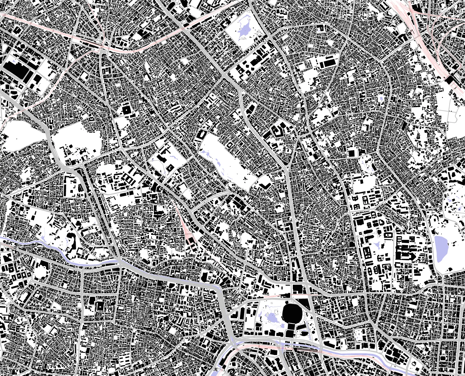 Bunkyo figure ground plan