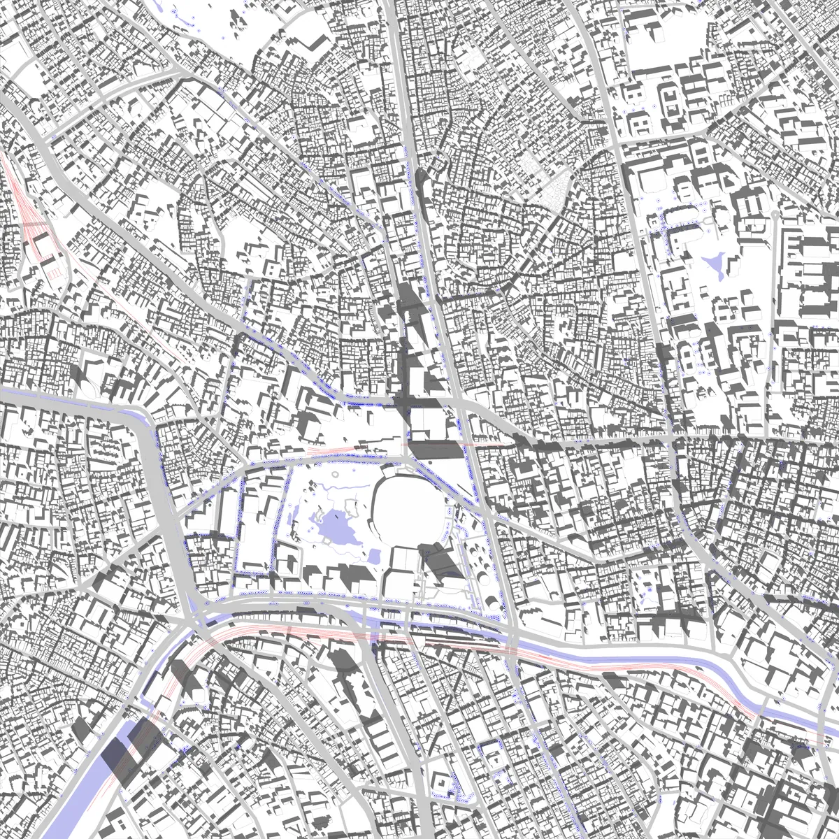 Bunkyo site plan (2.5 km)