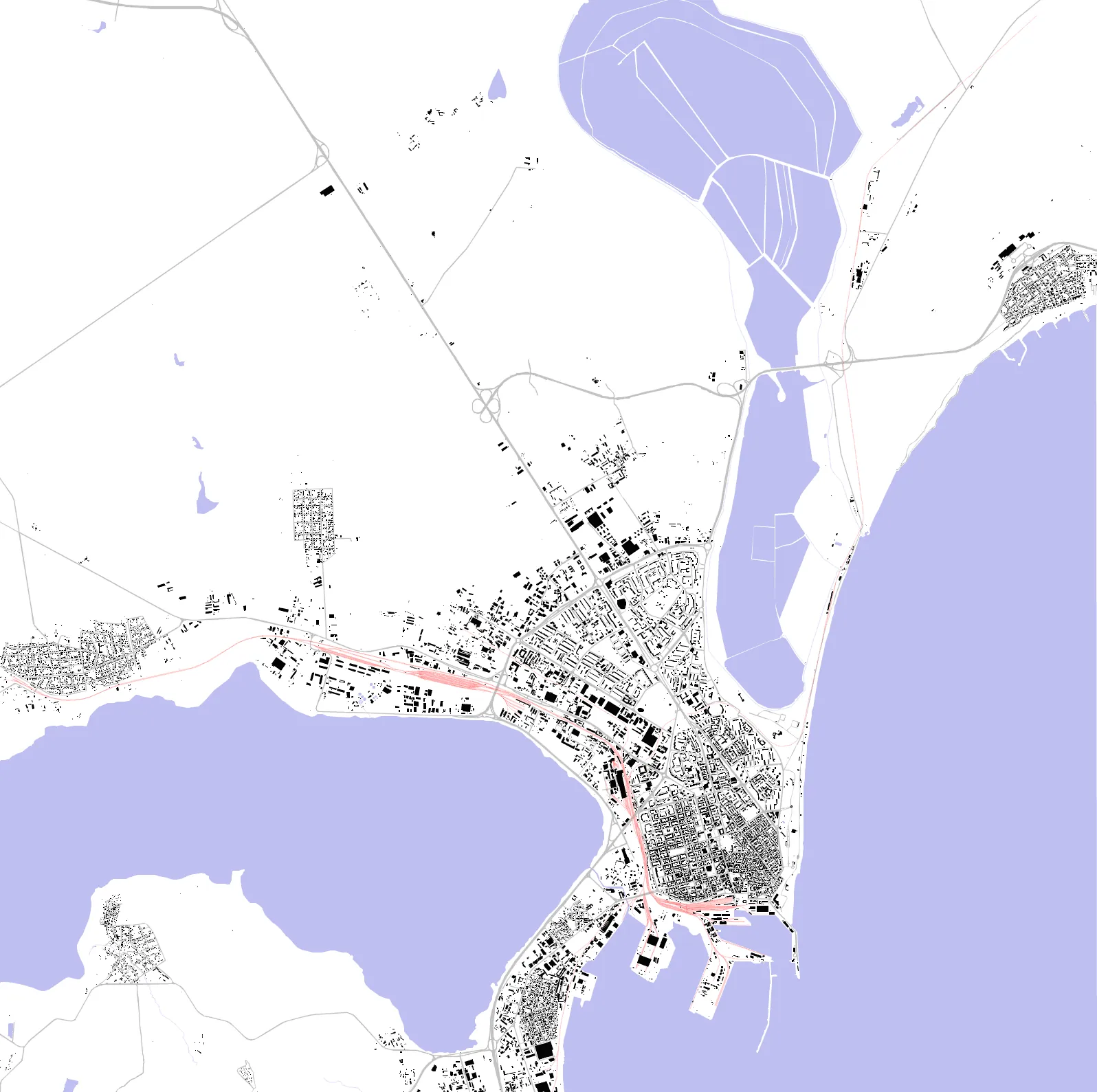 Burgas figure ground plan