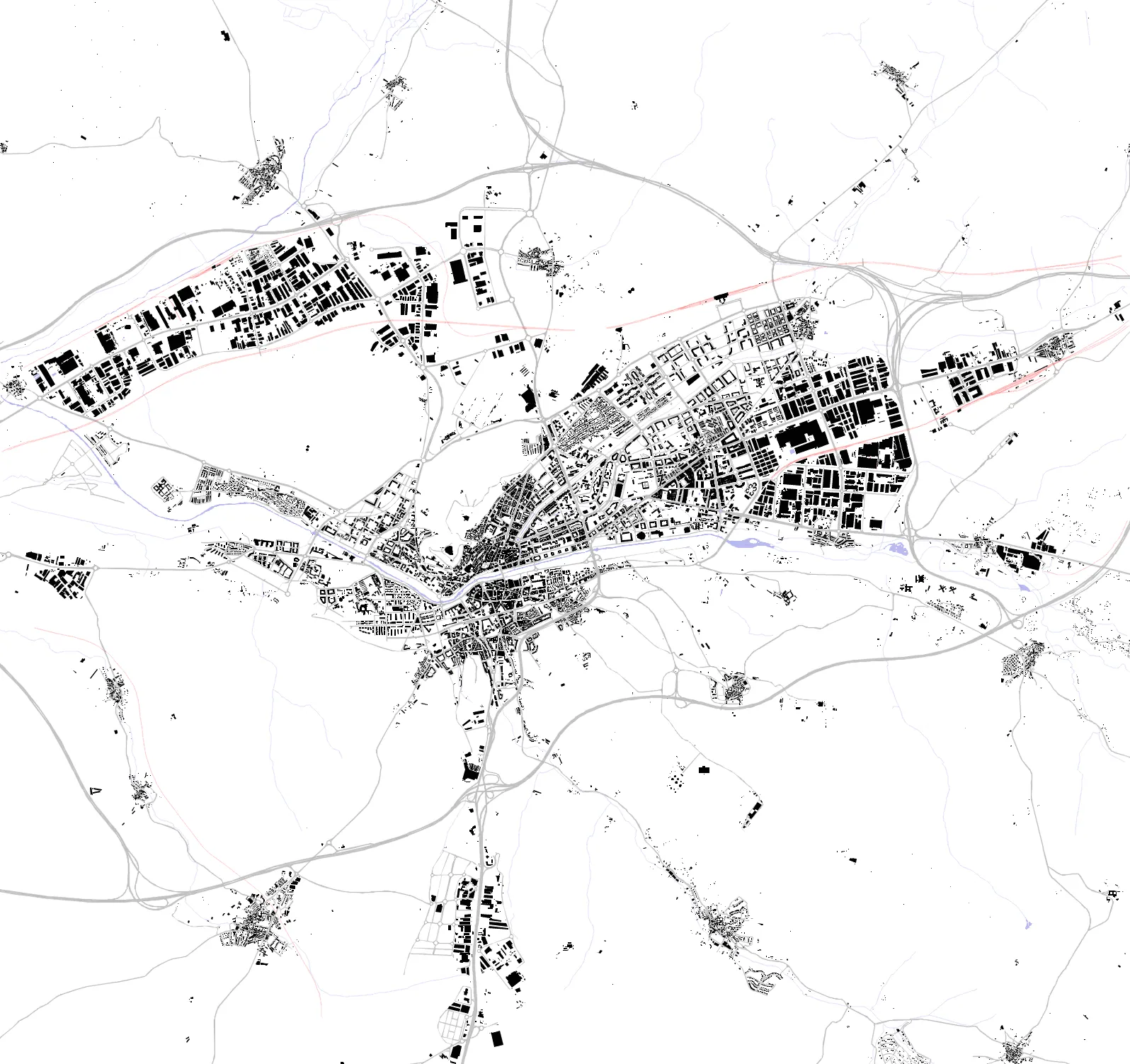 Burgos figure ground plan