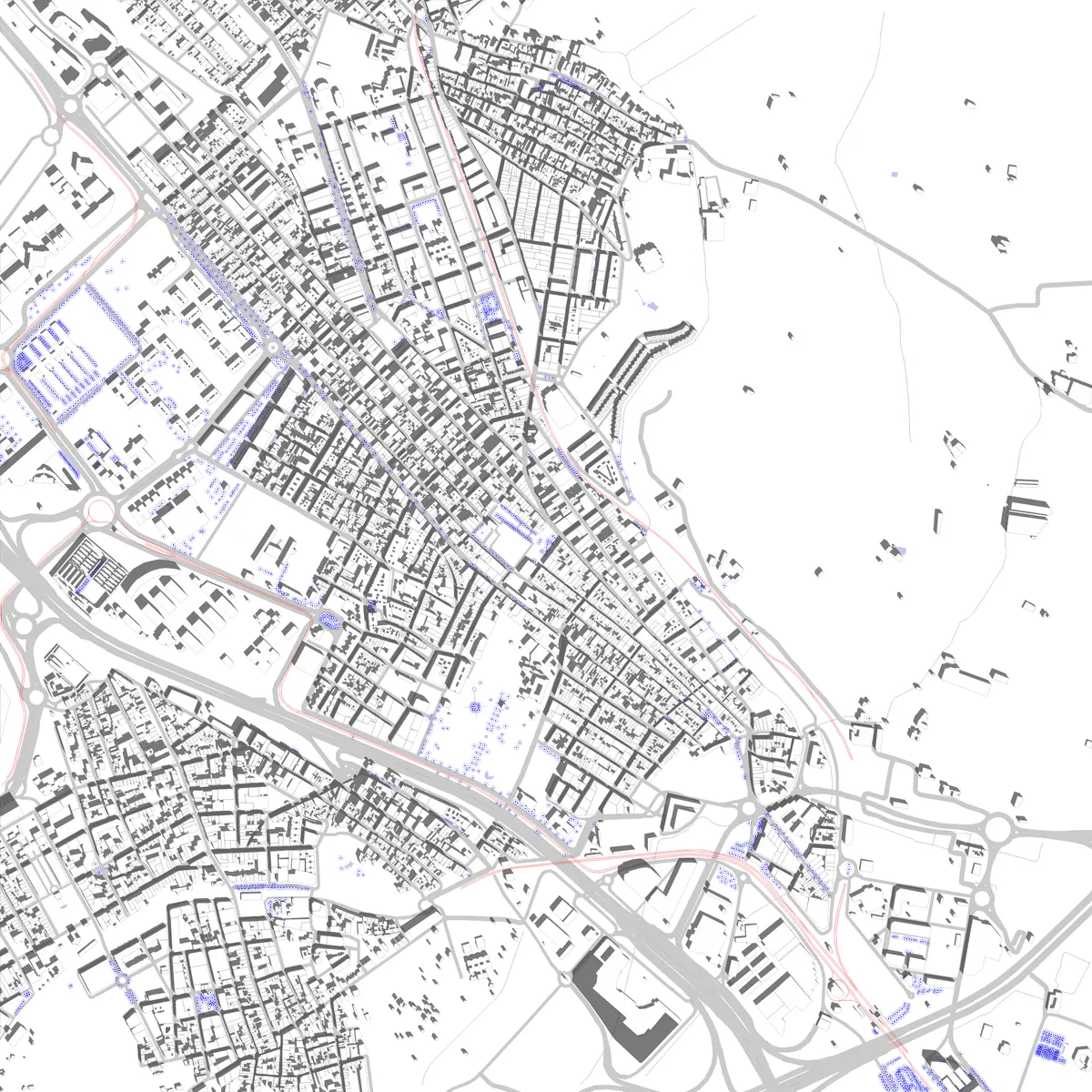 Burjassot plano de situación (2,5 km)