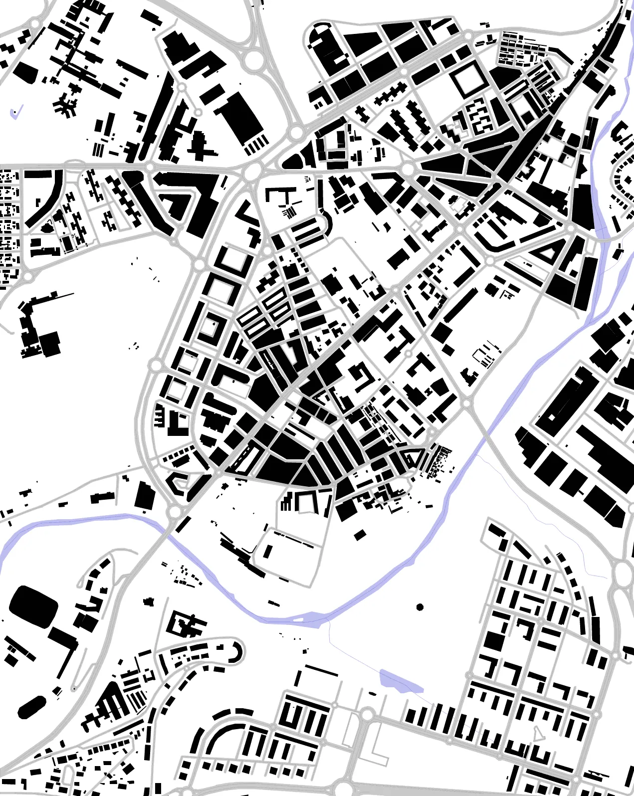 Burlada Schwarzplan