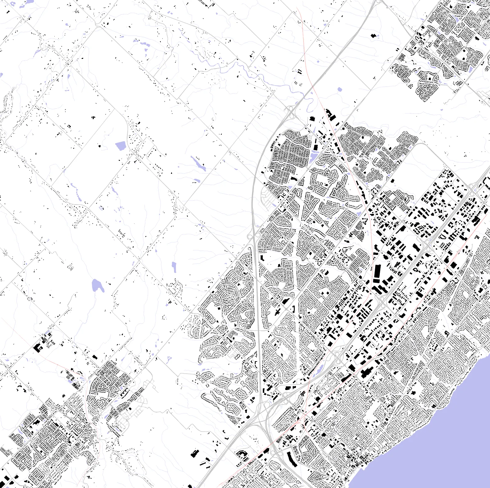Burlington figure ground plan