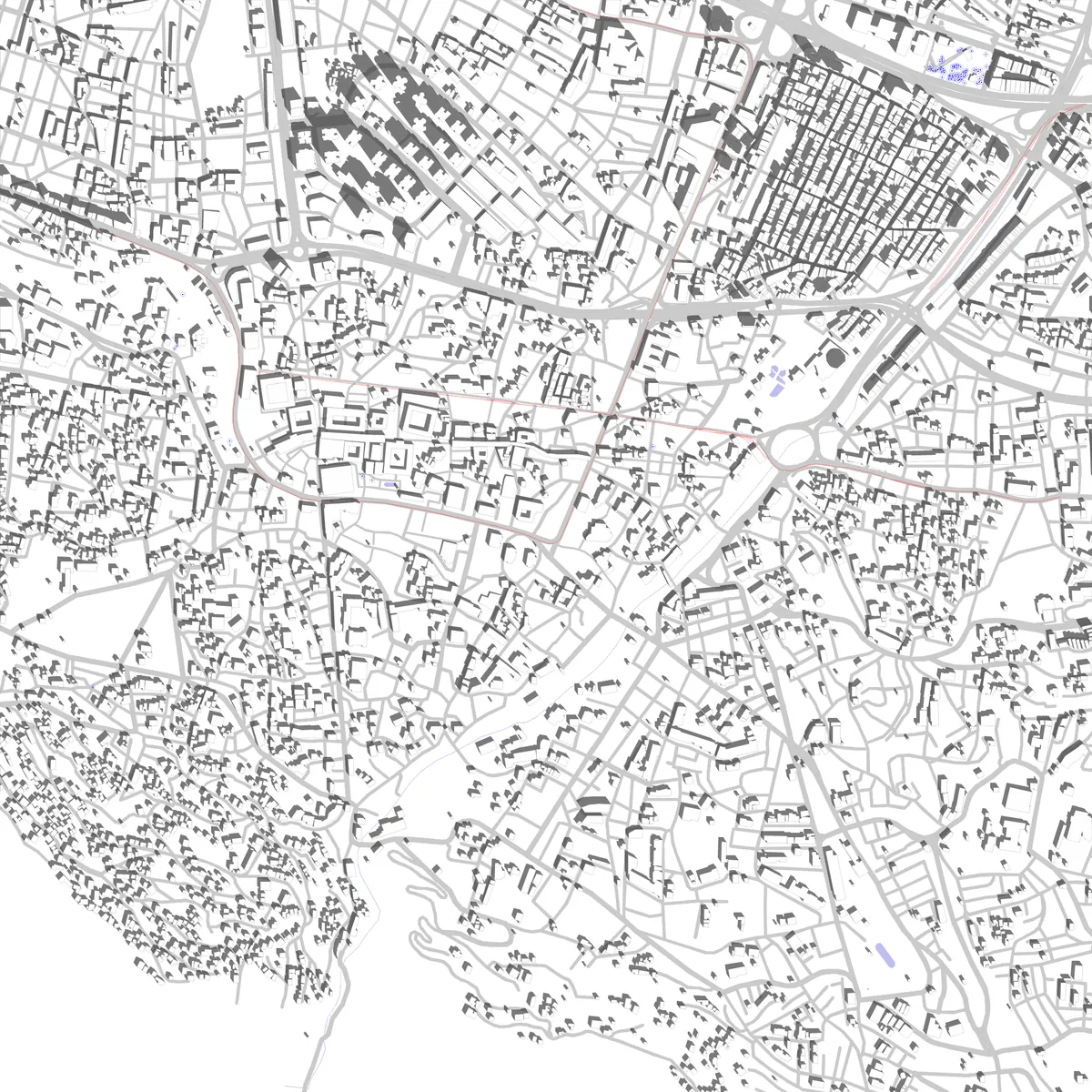 Bursa site plan (2.5 km)