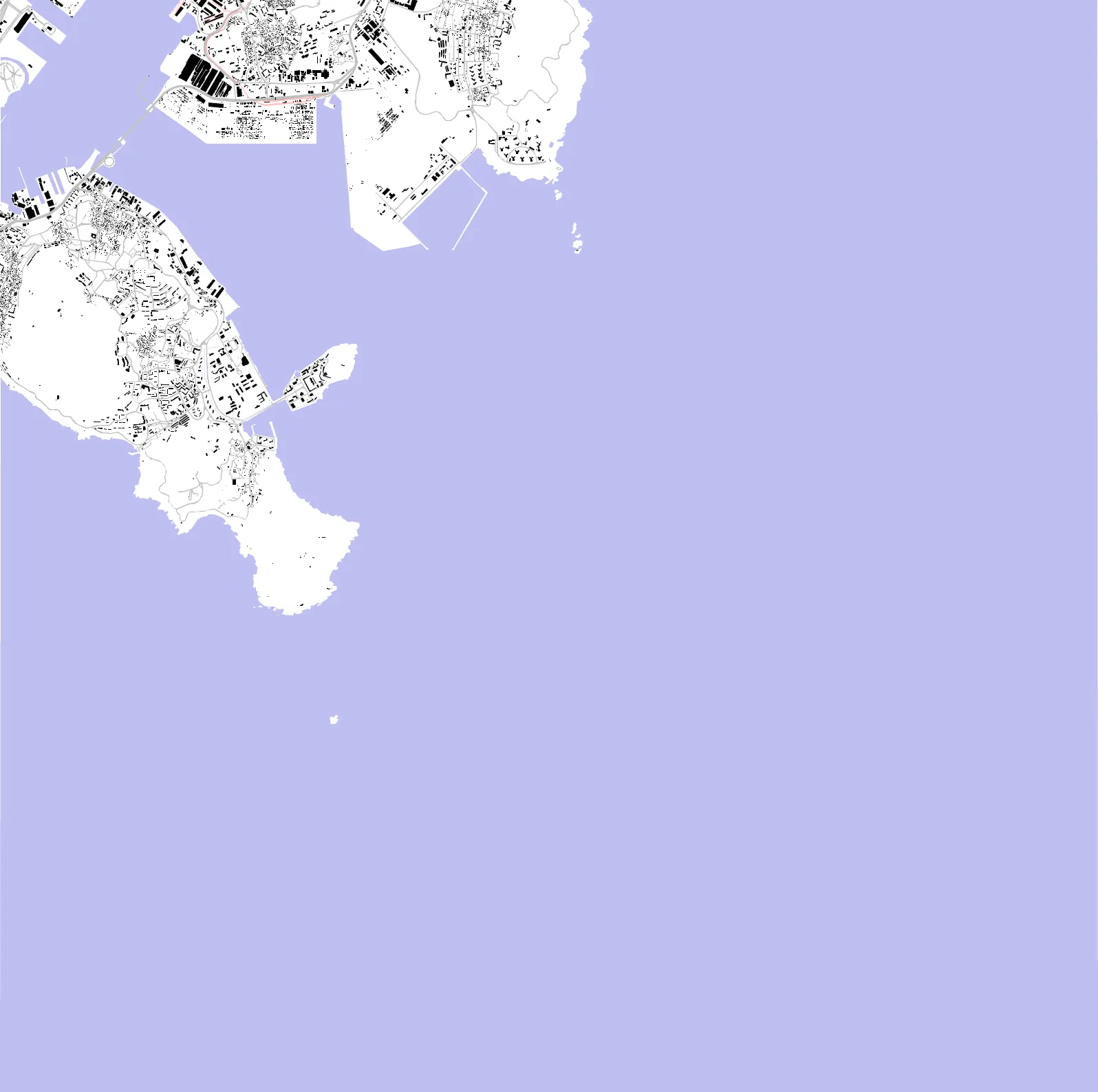 Busan Schwarzplan