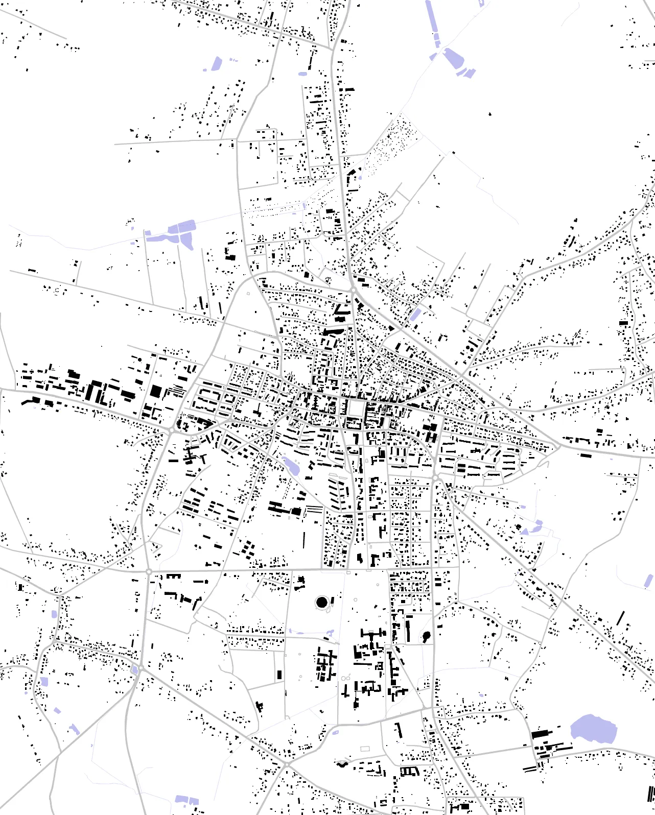 Busko-Zdrój Schwarzplan