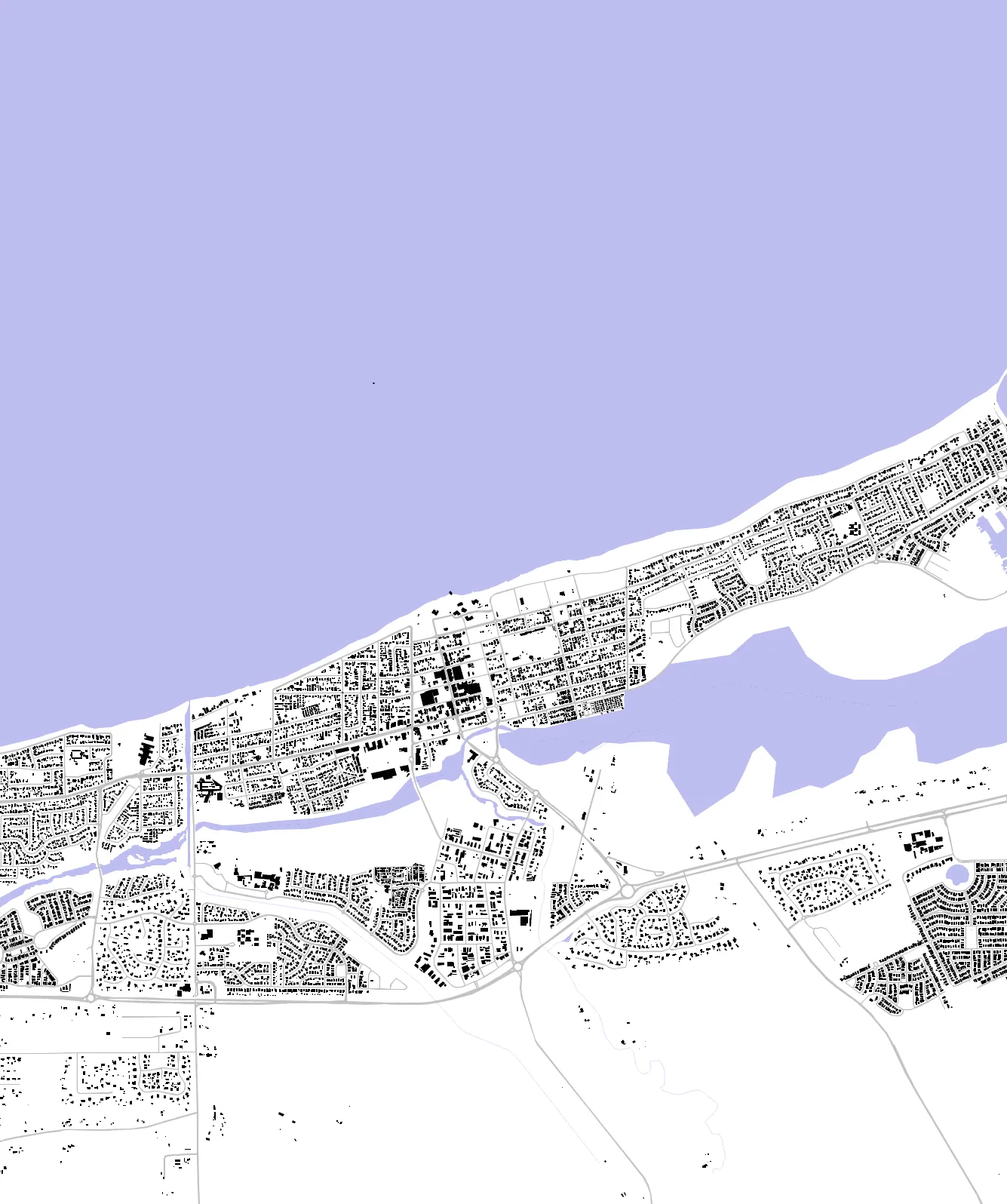 Busselton Schwarzplan