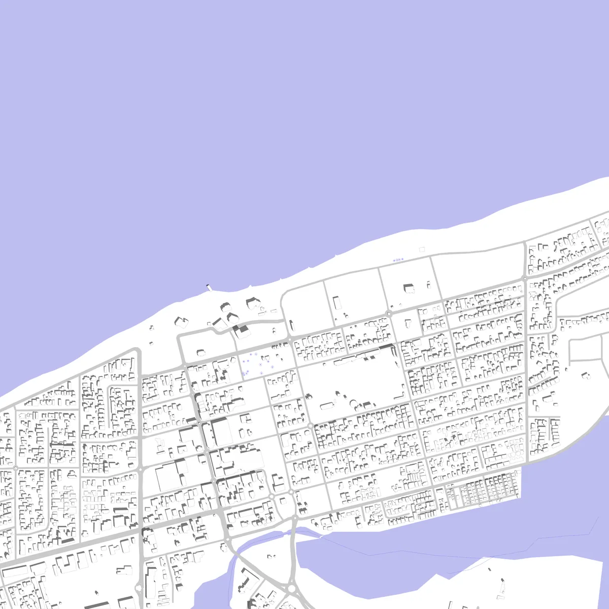 Busselton Lageplan (2,5 km)