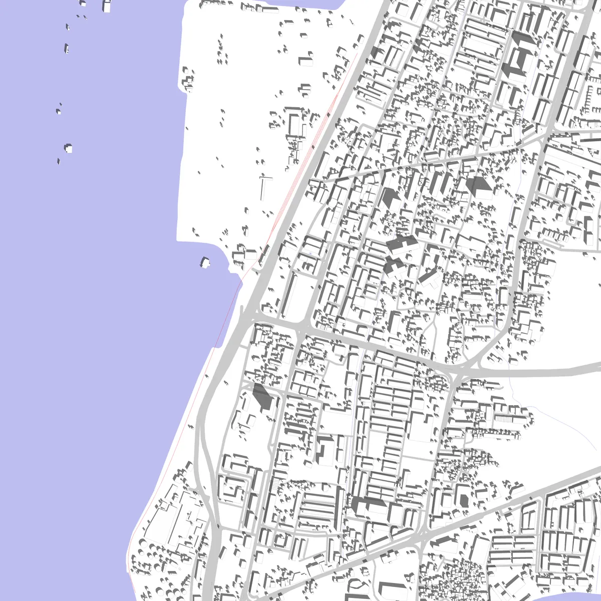 北海 场地现状图 (2.5 km)