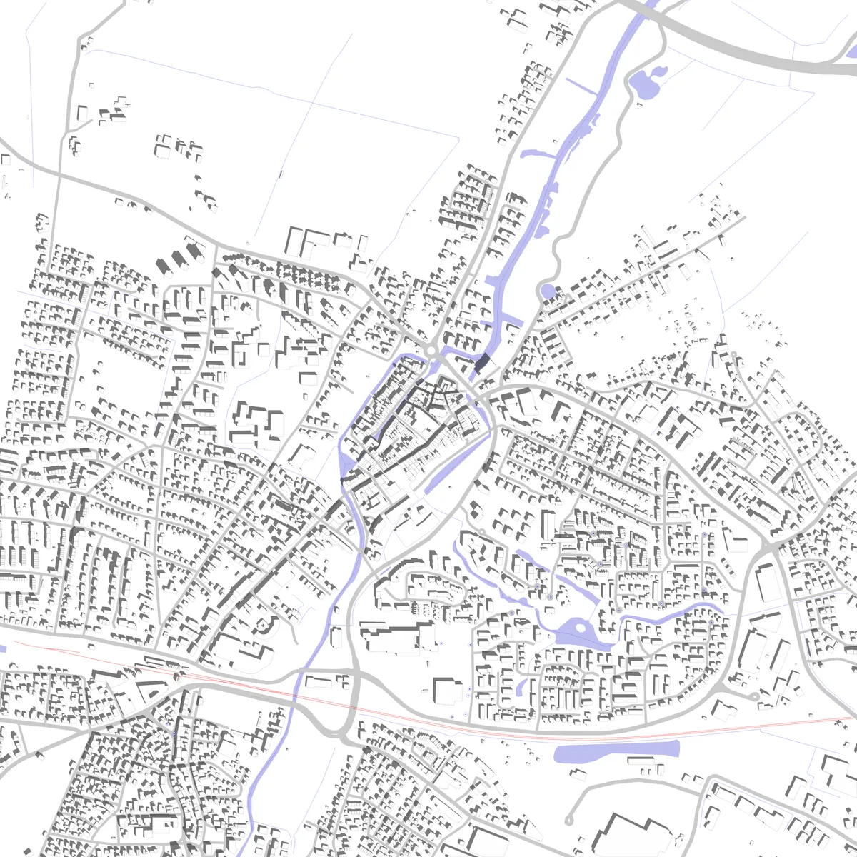 Buxtehude Lageplan (2,5 km)