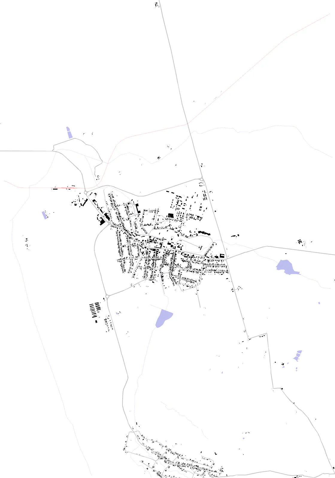 Buziaș figure ground plan