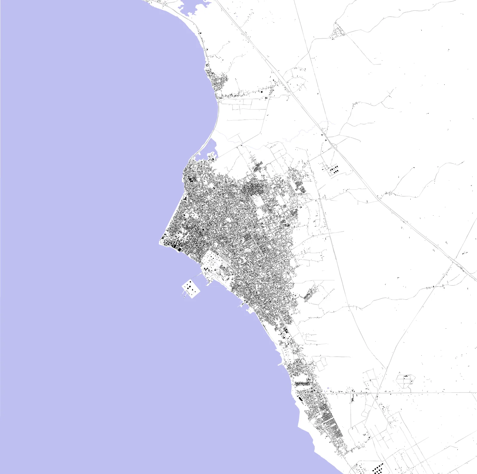 Cabimas figure ground plan