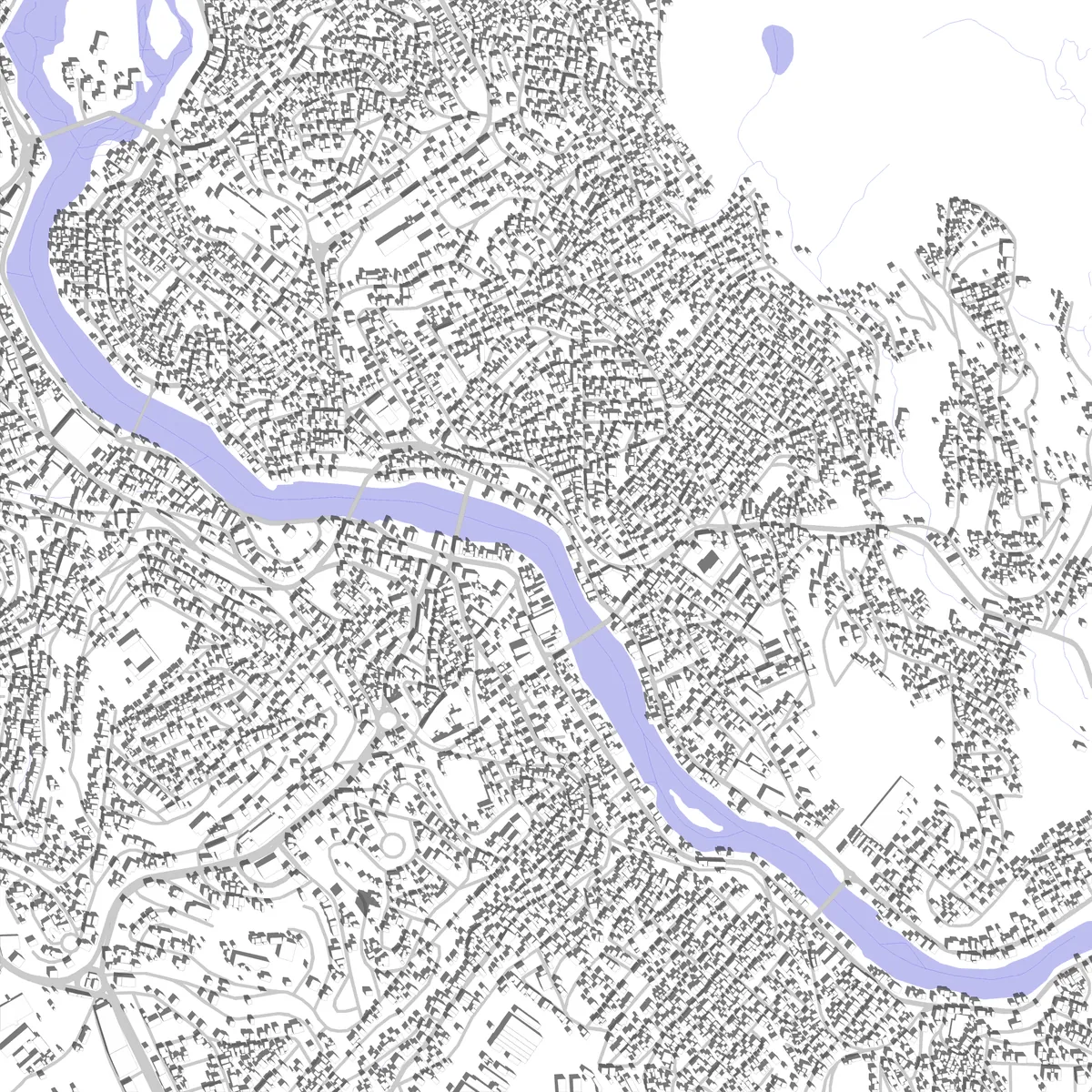 Cachoeiro de Itapemirim planta de localização (2,5 km)