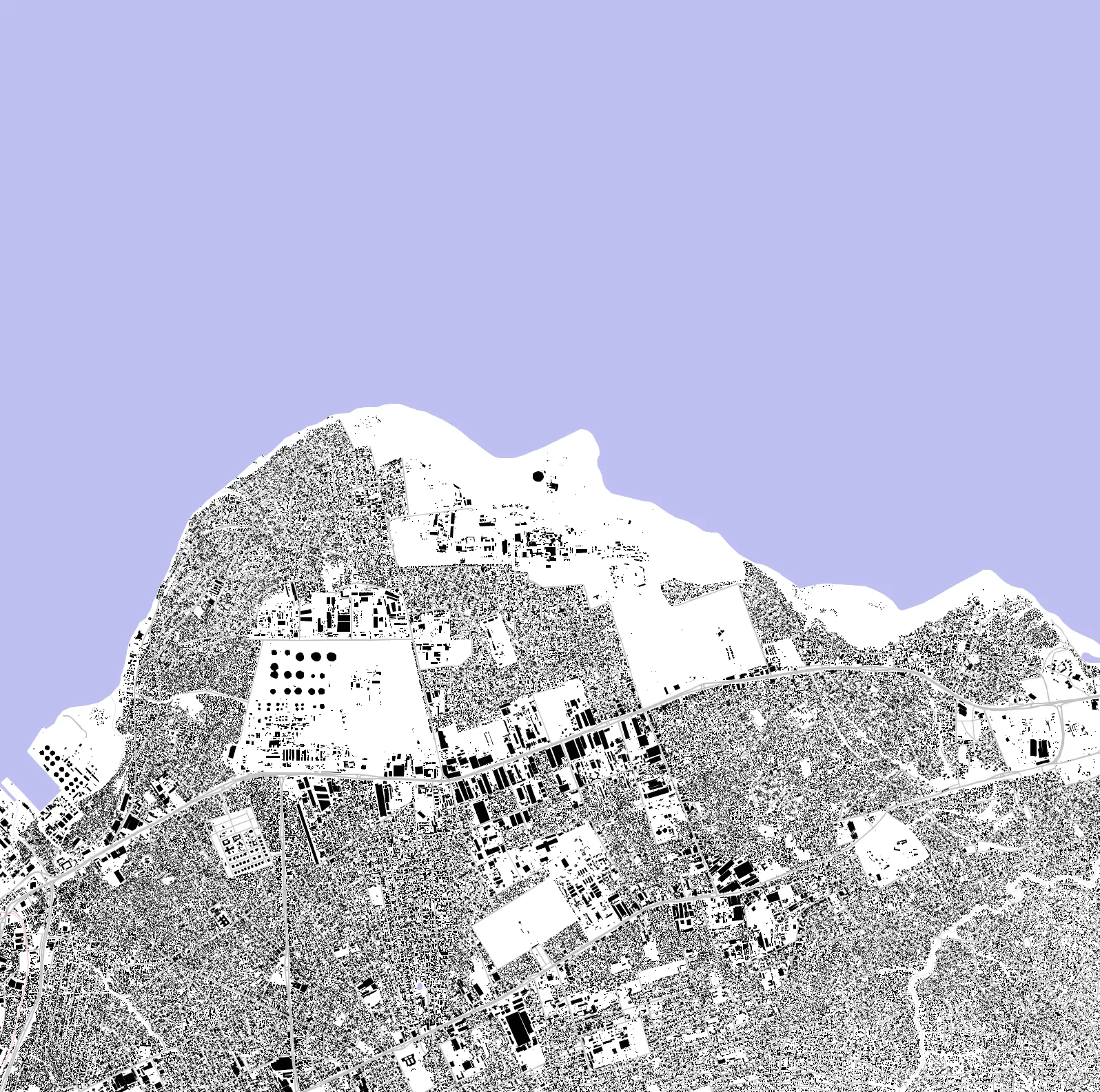 Cacuaco Norte planta de cheios e vazios