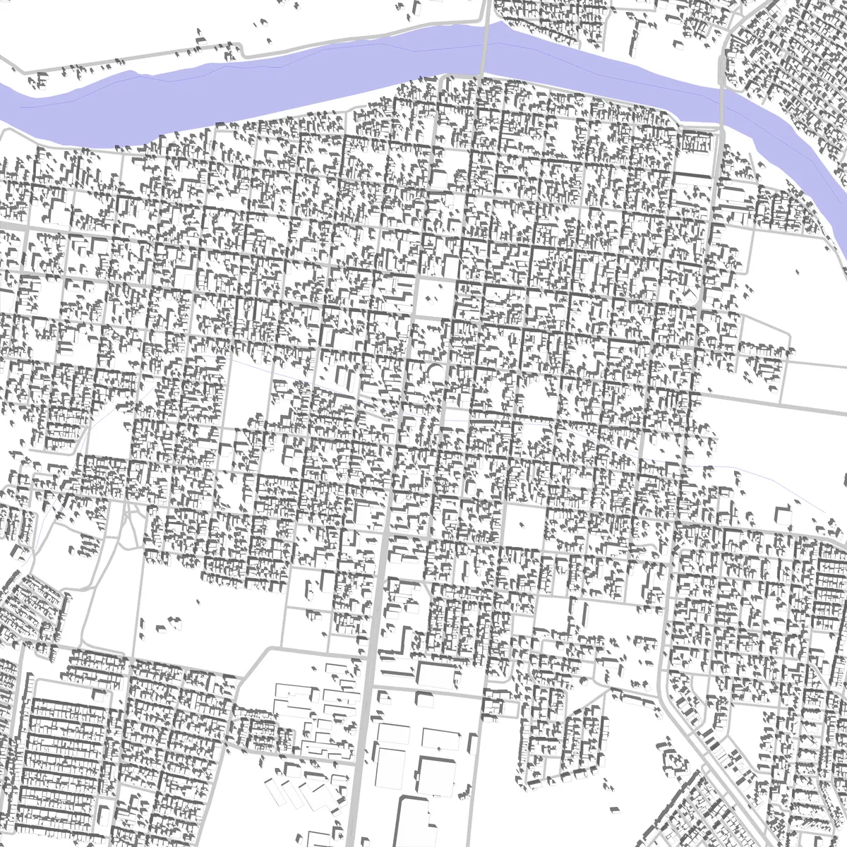 Cadereyta Jiménez Lageplan (2,5 km)