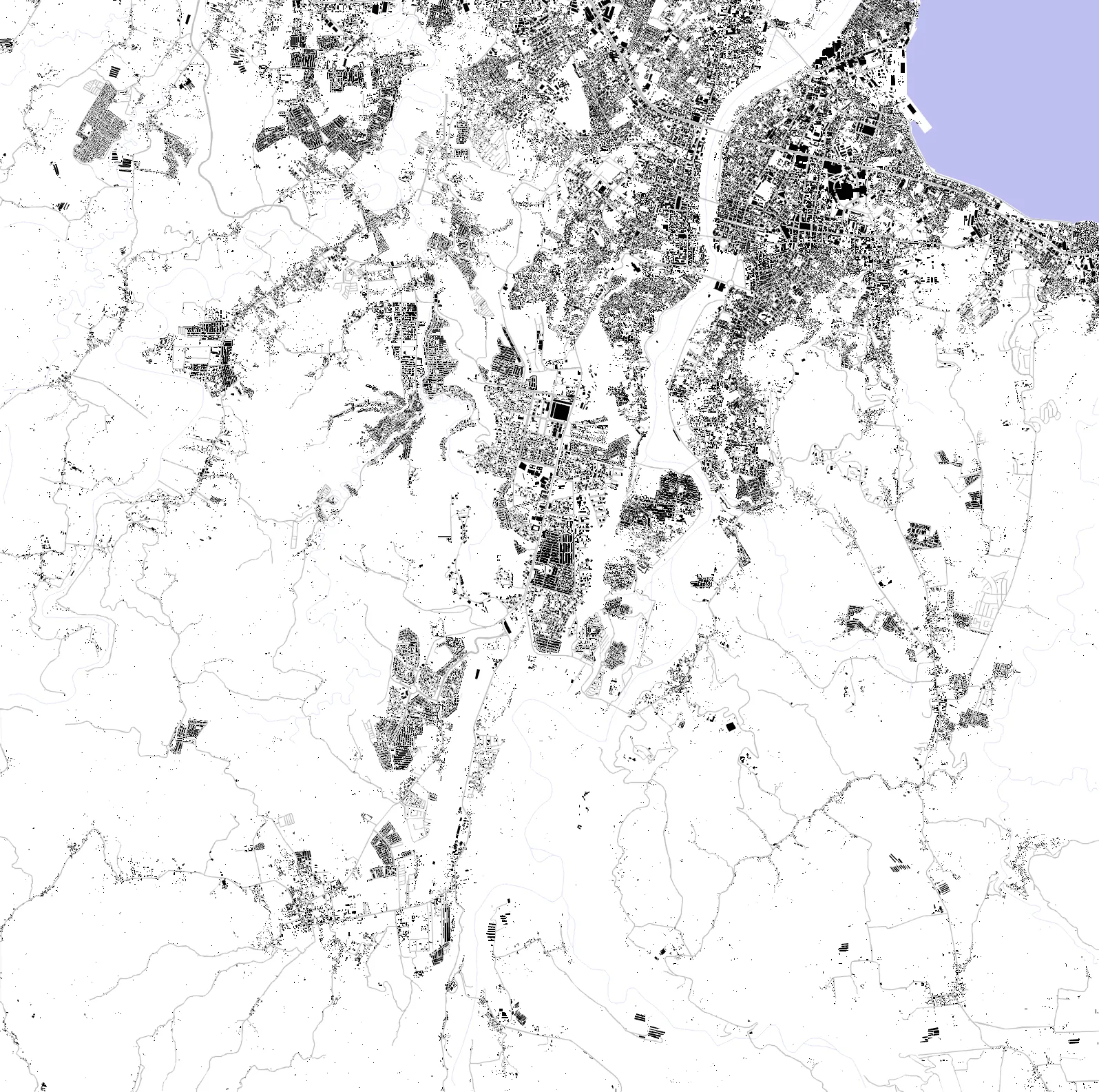 Cagayan de Oro figure ground plan