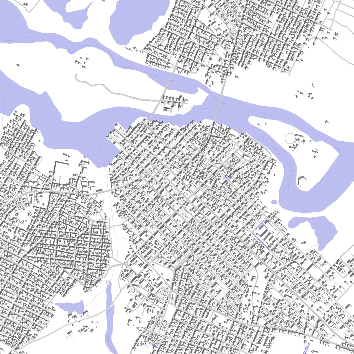 Caicó planta de localização (2,5 km)