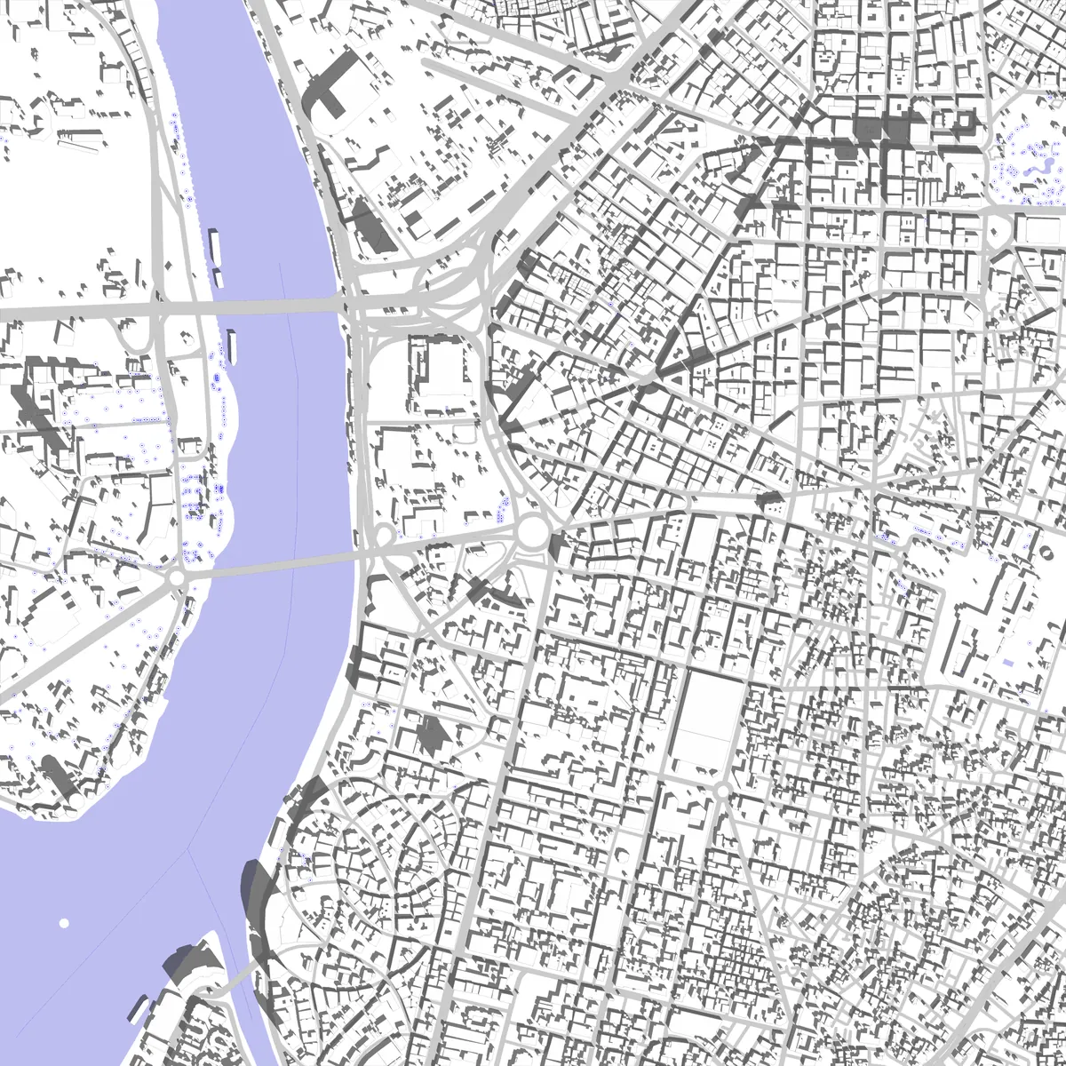 Cairo Lageplan (2,5 km)
