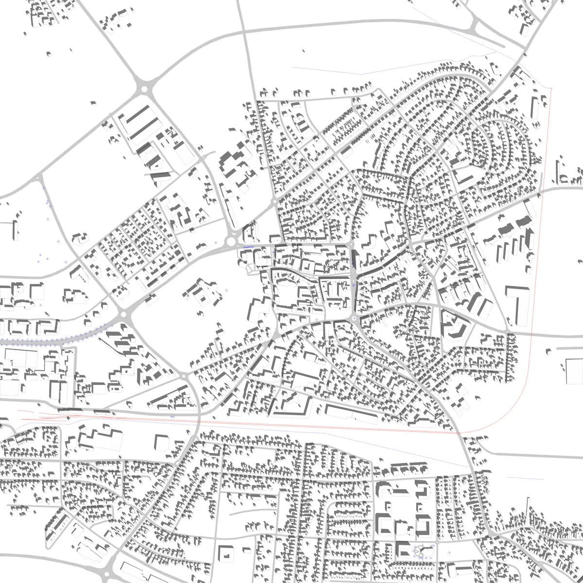 Čakovec site plan (2.5 km)