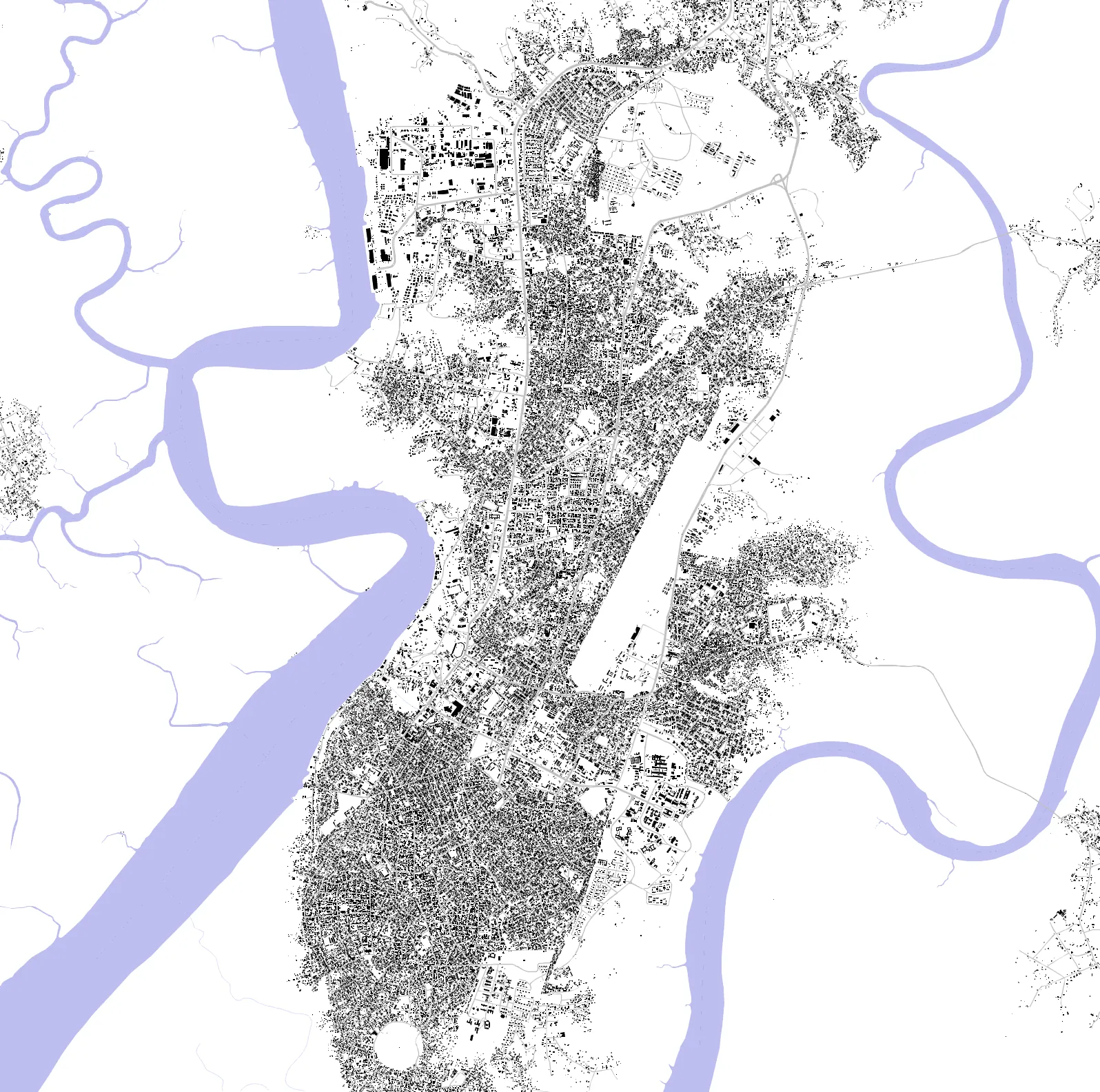 Calabar figure ground plan