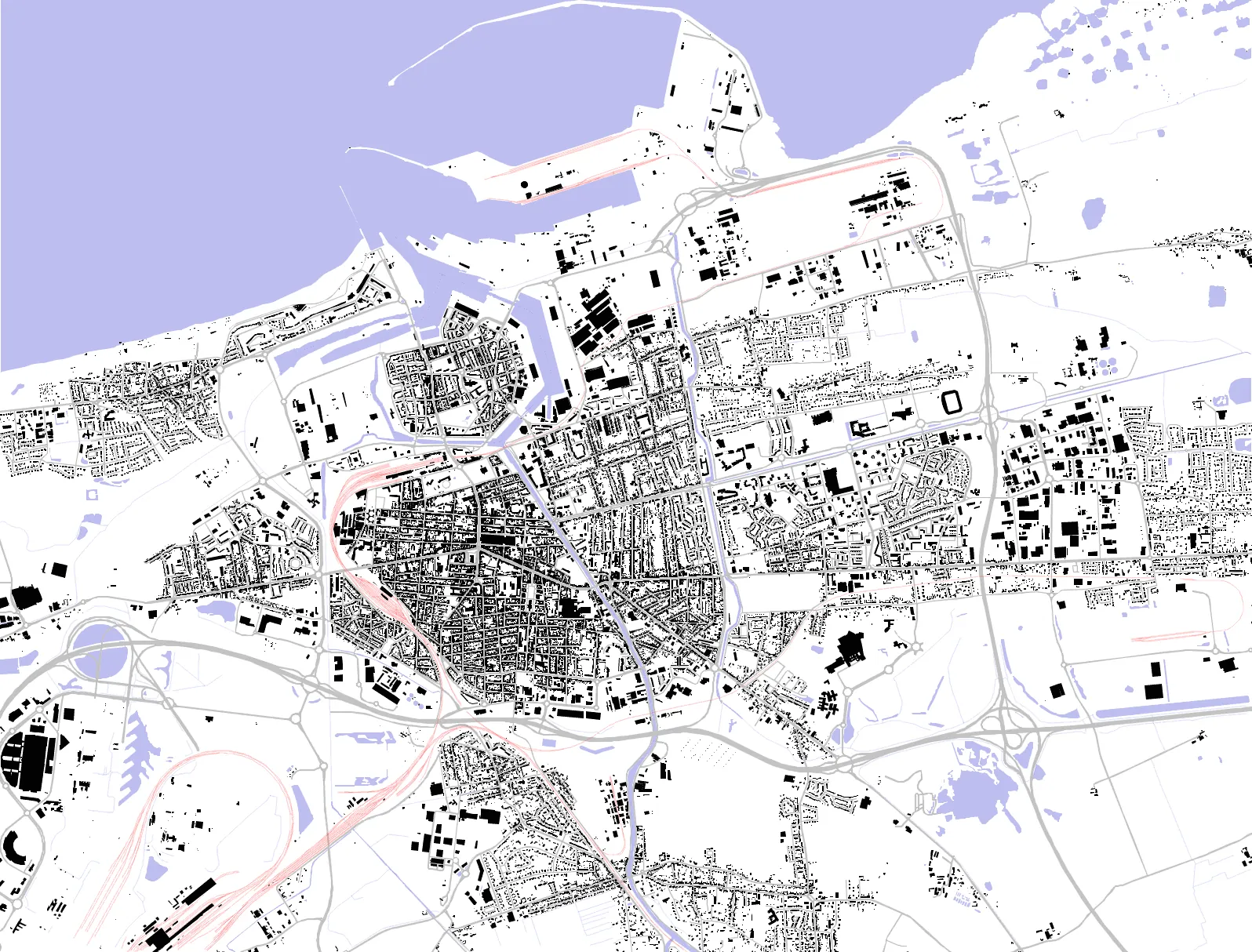 Calais plan de masse