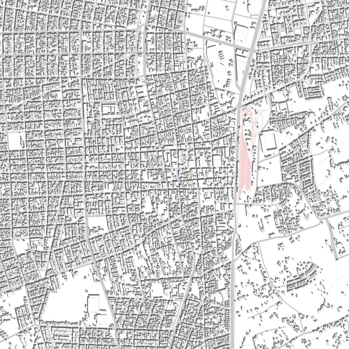 Calama plano de situación (2.5 km)