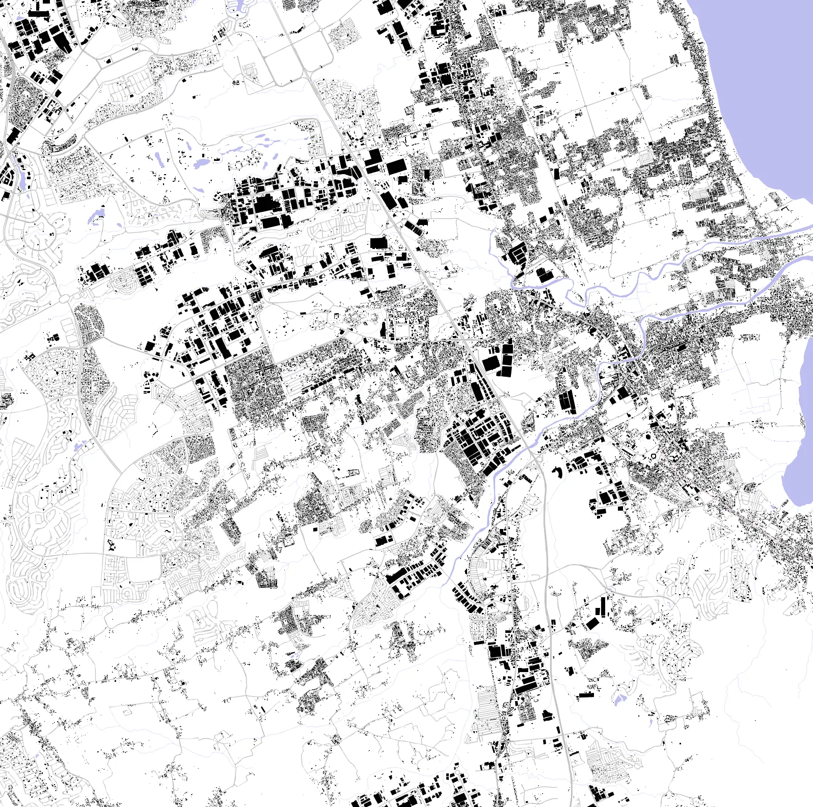 Calamba figure ground plan