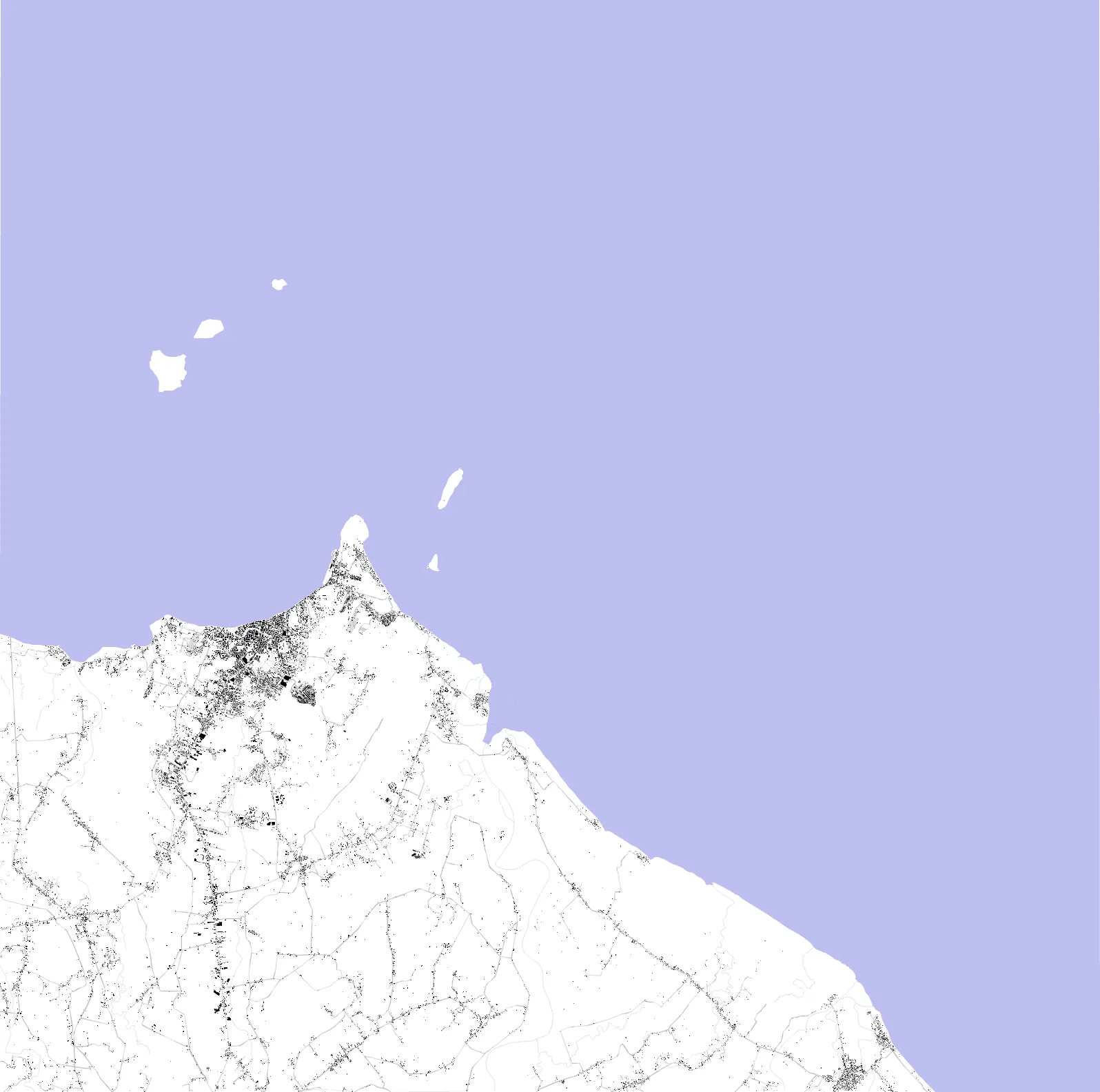 Calapan figure ground plan