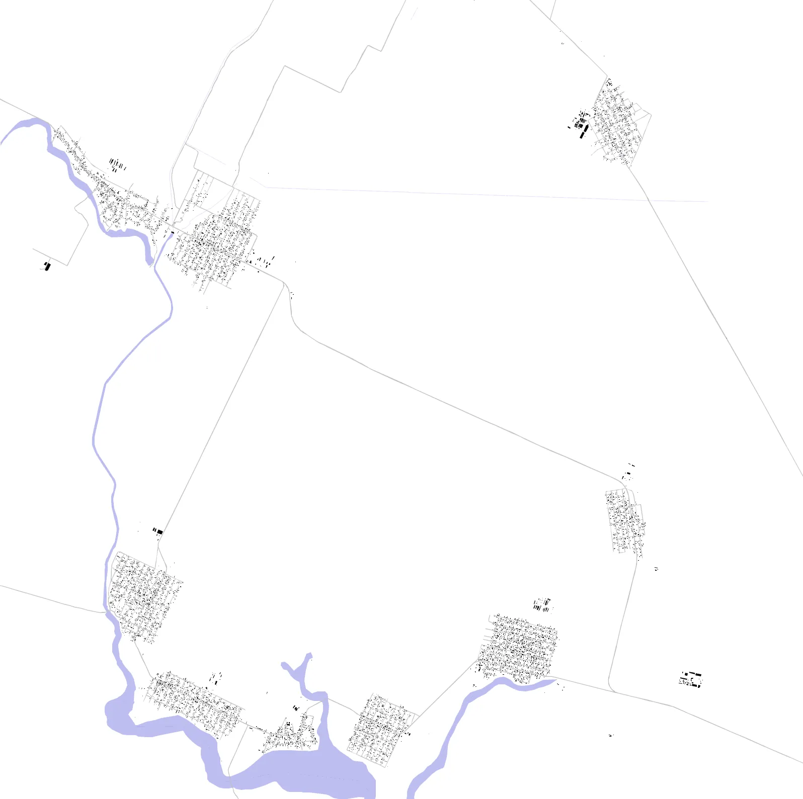 Călărași figure ground plan